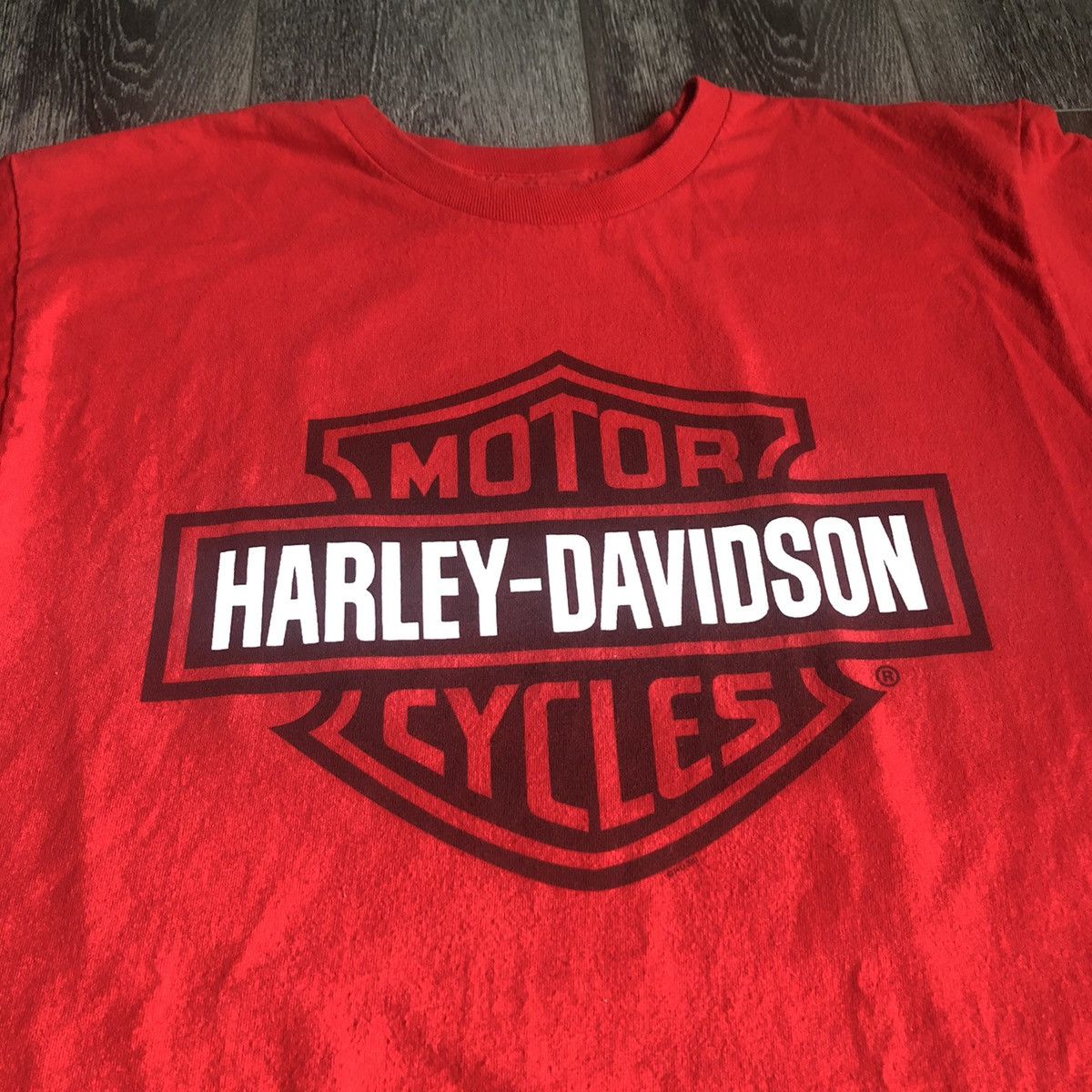 Harley Davidson Vintage 2000s Harley Davidson Tilley Train Graphic Logo Tee Size US M / EU 48-50 / 2 - 5 Thumbnail