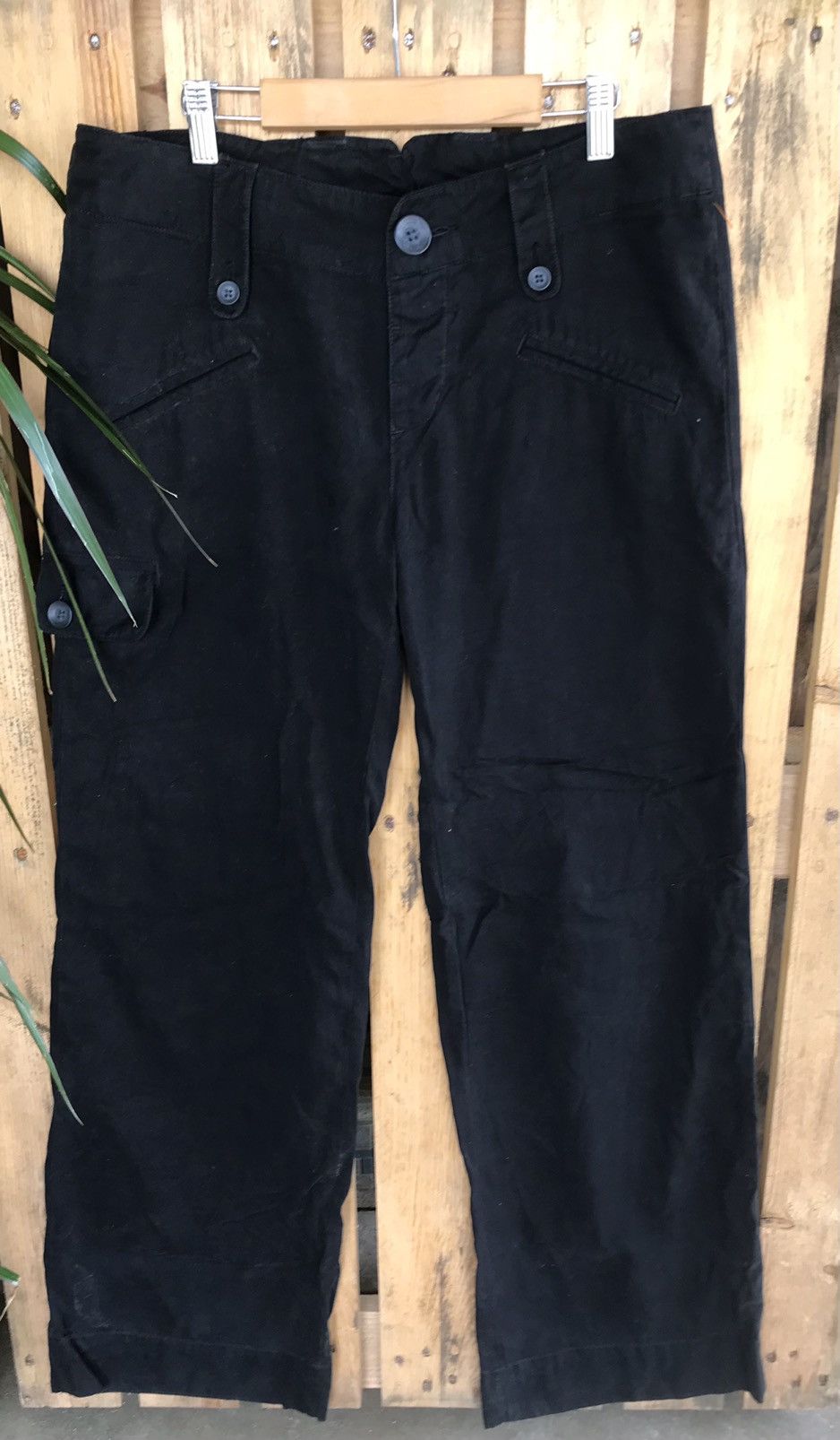 Vtg James Perse Punk Bondage Tactical Cargo Pant