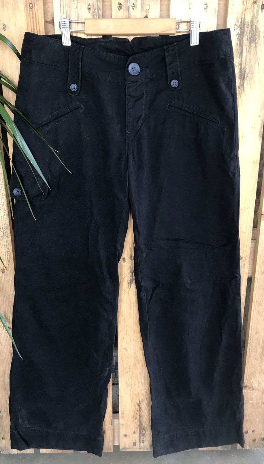 James Perse Vtg James Perse Punk Bondage Tactical Cargo Pant Size US 29 - 3 Thumbnail