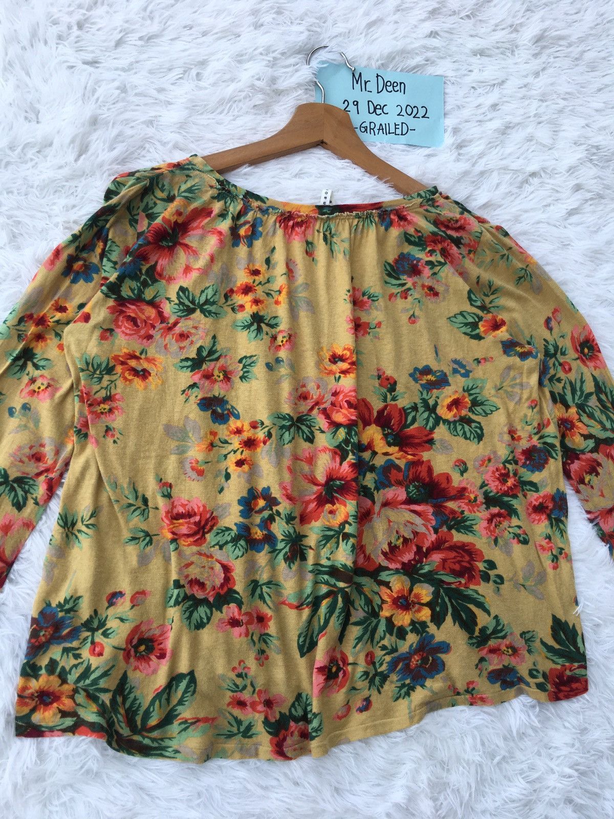 Issey Miyake Rare Sunao Kuwahara Issey Miyake Floral Blouse Size M / US 6-8 / IT 42-44 - 12 Thumbnail