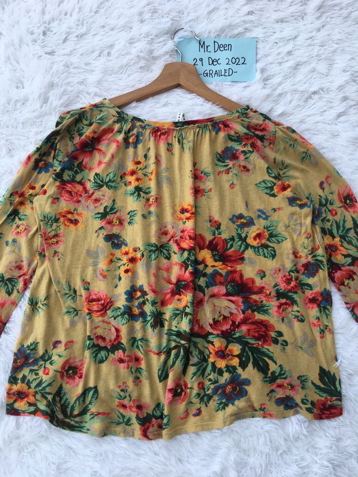 Issey Miyake Rare Sunao Kuwahara Issey Miyake Floral Blouse Size M / US 6-8 / IT 42-44 - 11 Thumbnail