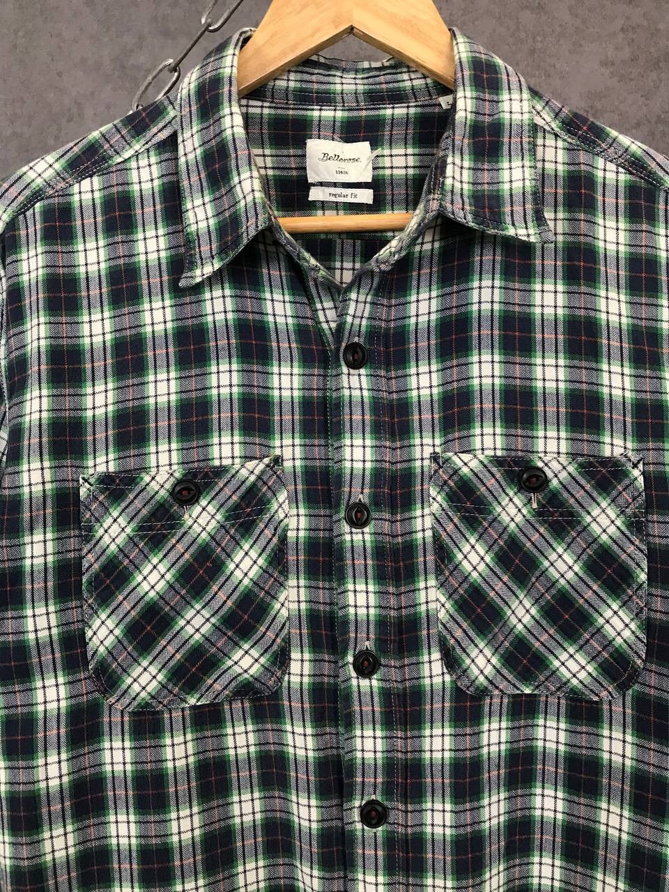 Bellerose Bellerose designer flannel shirt Size US L / EU 52-54 / 3 - 4 Thumbnail