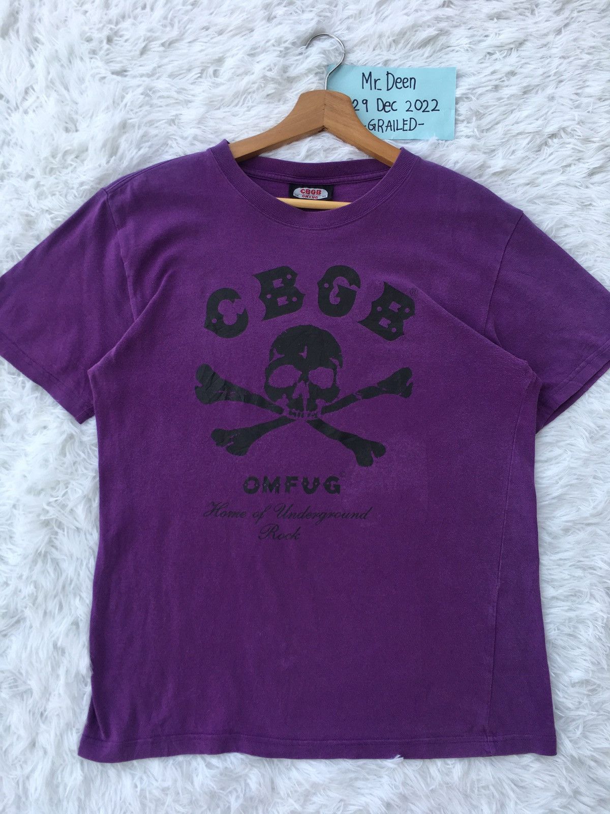 Band Tees Rare Vintage CBGB OMFUG Home of Underground Rock Tshirt Size US M / EU 48-50 / 2 - 3 Thumbnail