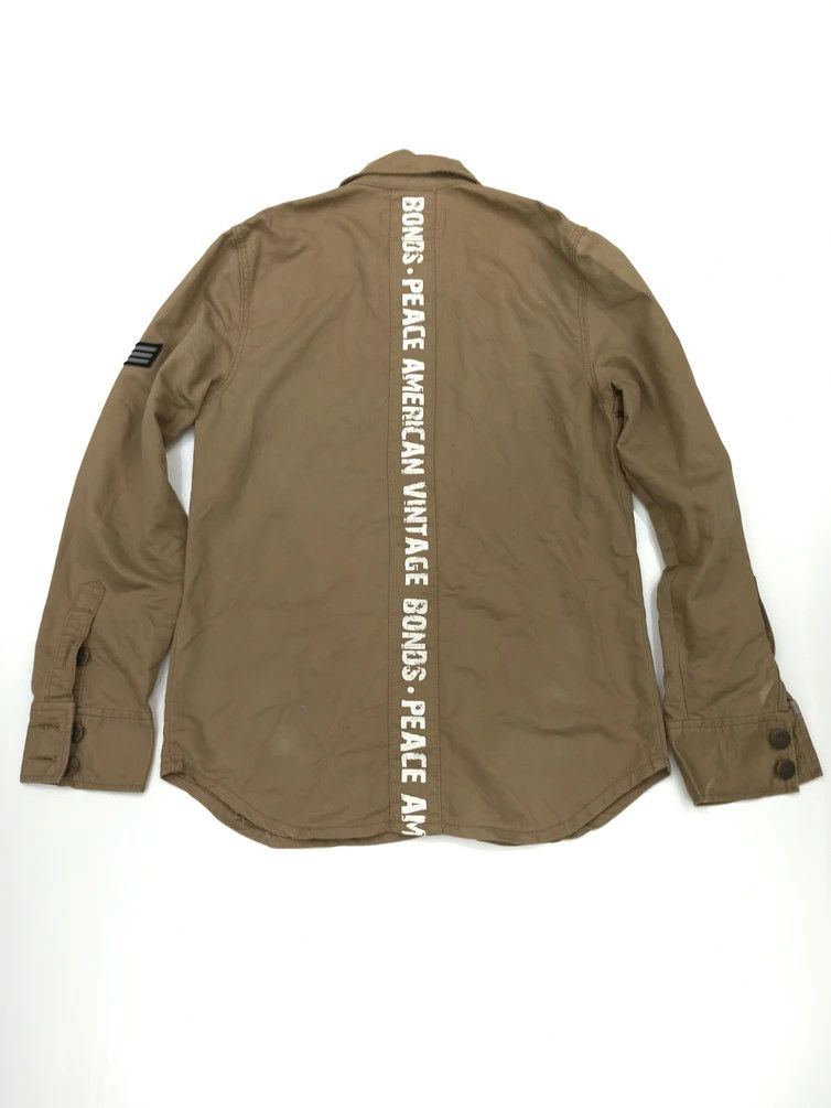 Japanese Brand Vintage Japanese Brand Bonds And Peace Military Style Shirt Size US L / EU 52-54 / 3 - 4 Thumbnail
