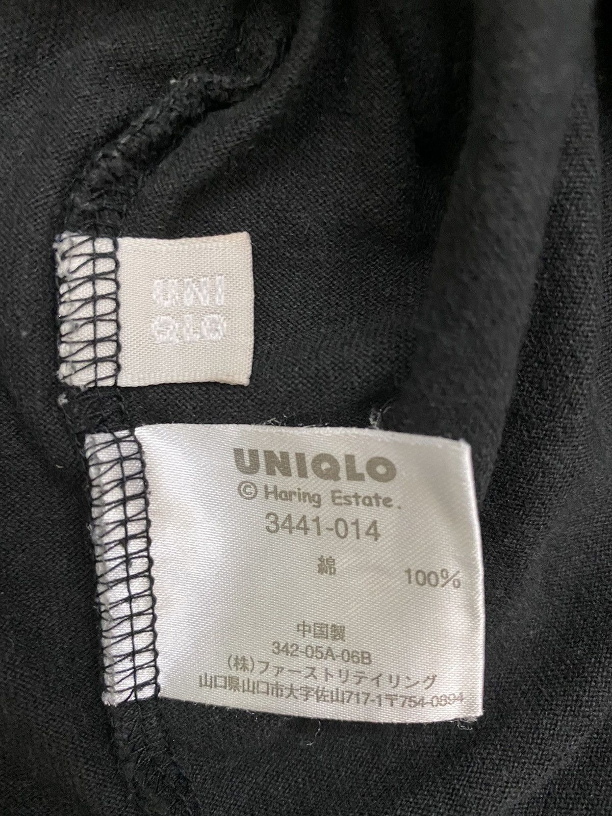 Keith Haring × Uniqlo Keith Haring Long Sleeve Faded Black Tee Size US XL / EU 56 / 4 - 4 Thumbnail