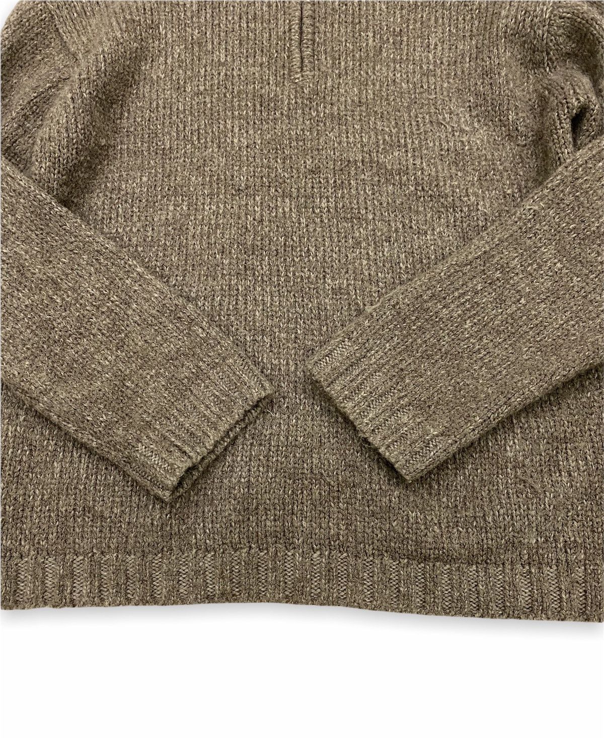 Japanese Brand × Uniqlo Vintage Uniqlo Wool Knitwear Sweater Half Zipper Size US L / EU 52-54 / 3 - 4 Thumbnail