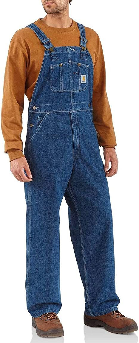 Carhartt × Vintage 💙 Carhartt Carpenter Denim Baggy Jeans Worker Jumpsuit Size US 36 / EU 52 - 5 Thumbnail