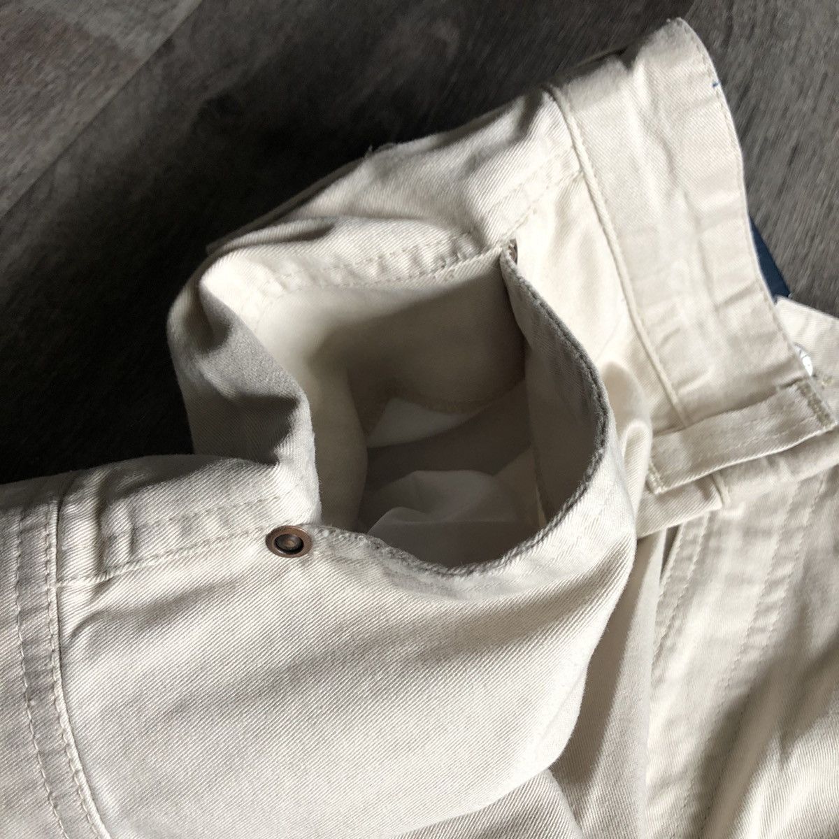 Nautica New Vintage 1990s Nautica Jeans Cargo Khaki Shorts Size 30 Size US 29 - 5 Thumbnail