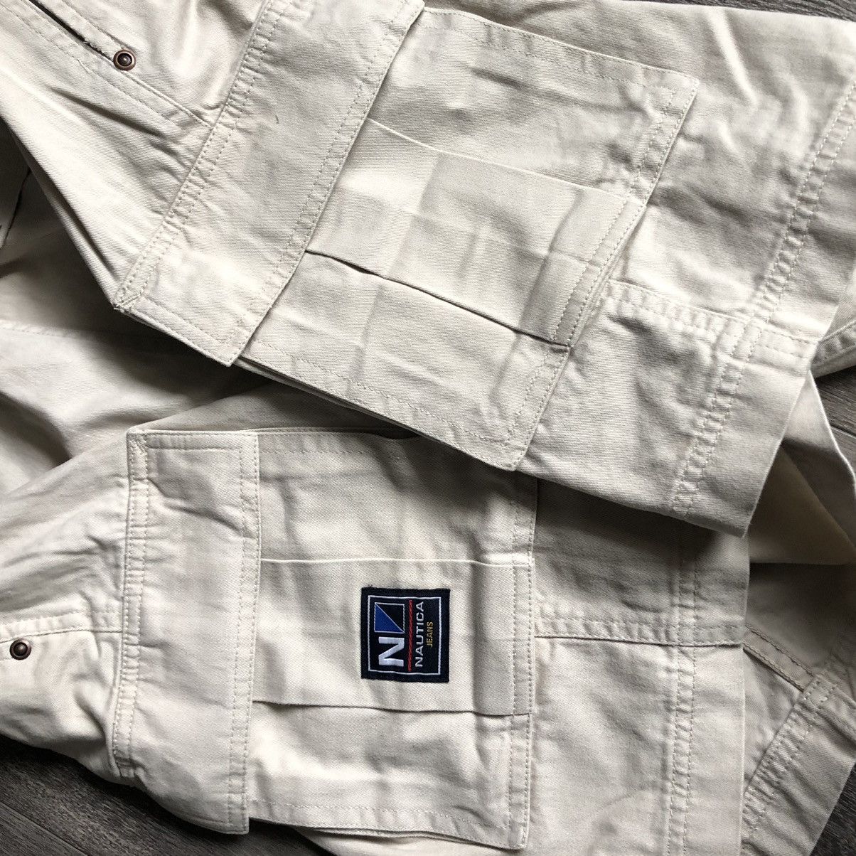 Nautica New Vintage 1990s Nautica Jeans Cargo Khaki Shorts Size 30 Size US 29 - 9 Thumbnail