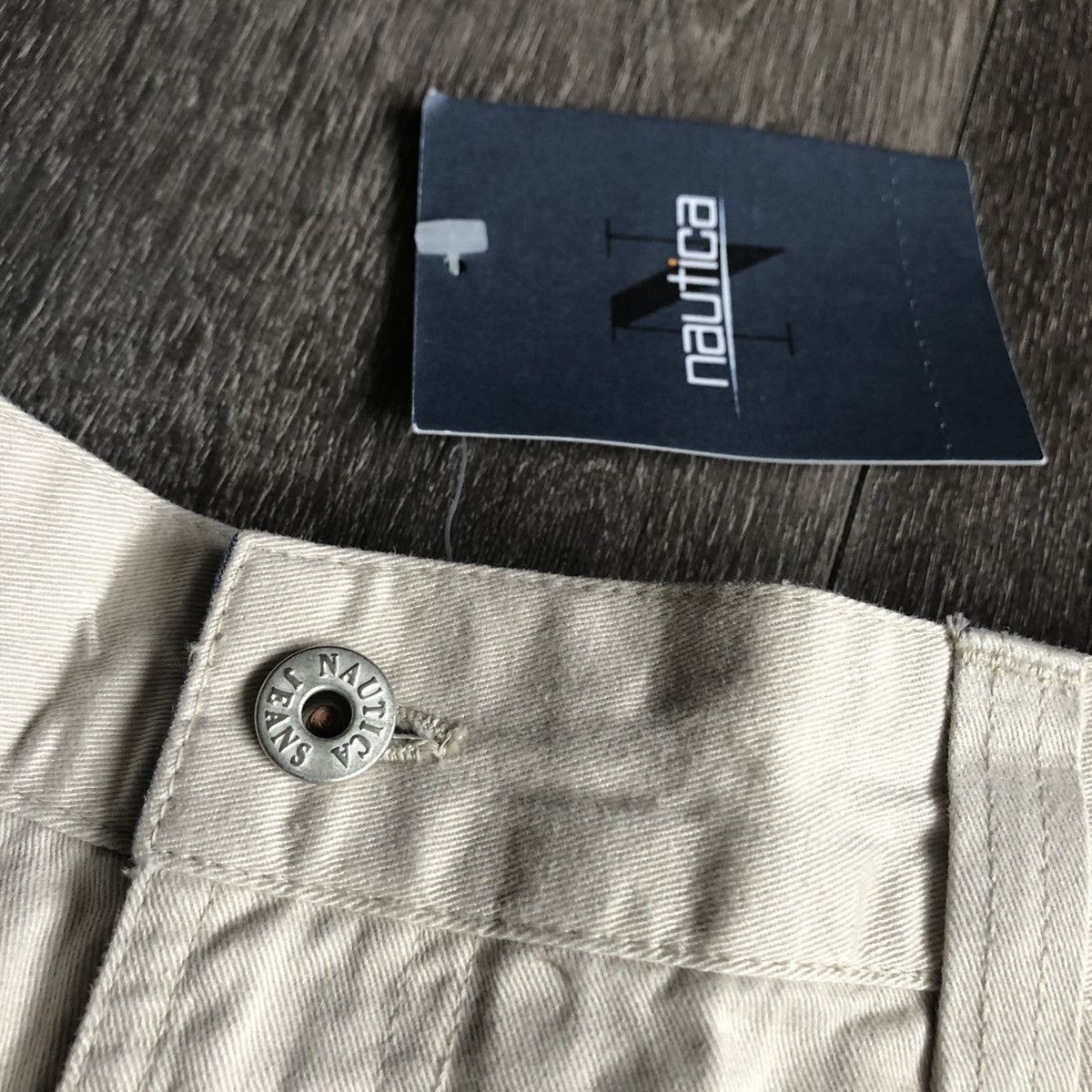 Nautica New Vintage 1990s Nautica Jeans Cargo Khaki Shorts Size 30 Size US 29 - 6 Thumbnail