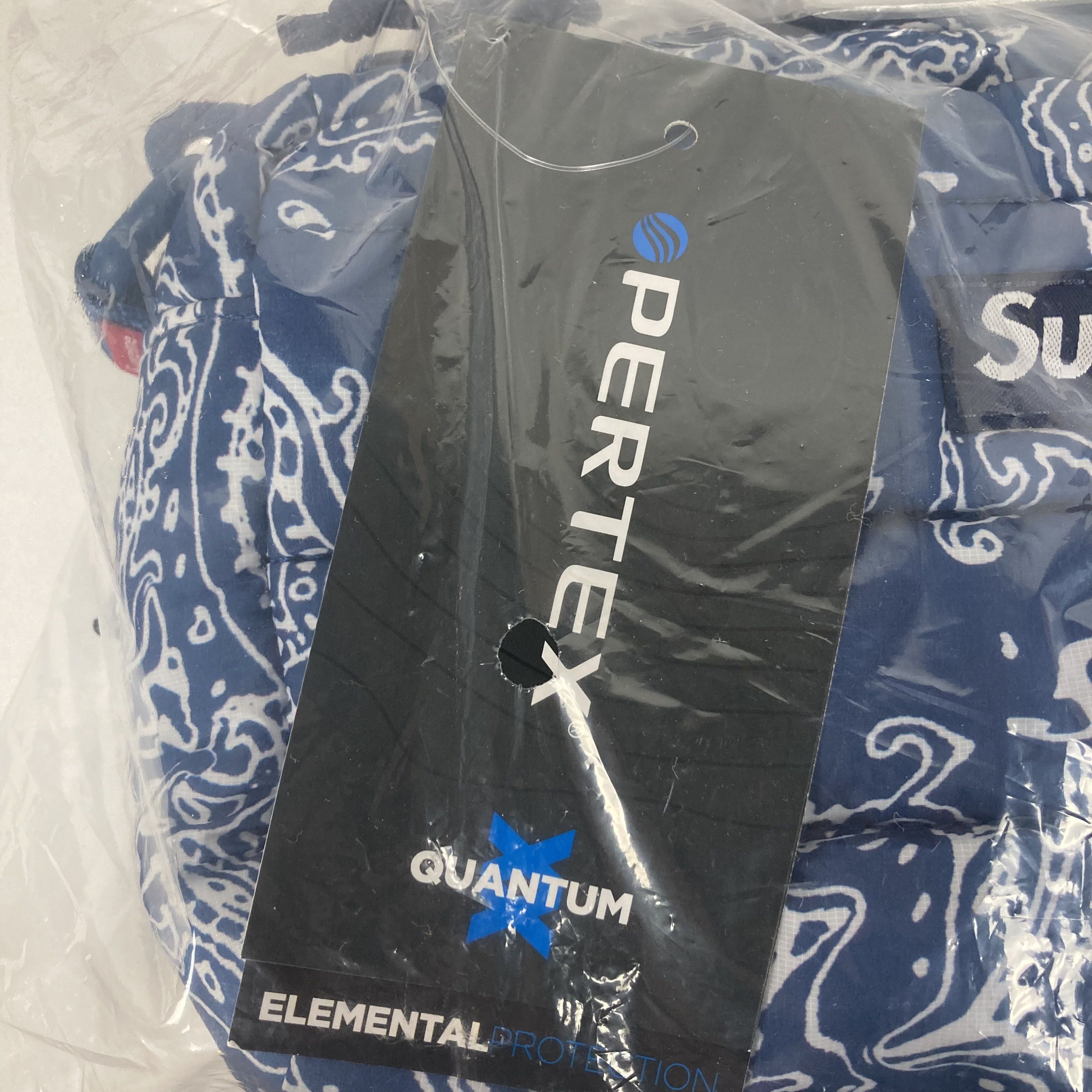 Supreme Puffer Side Bag FW22 Blue Paisley Size ONE SIZE - 5 Thumbnail