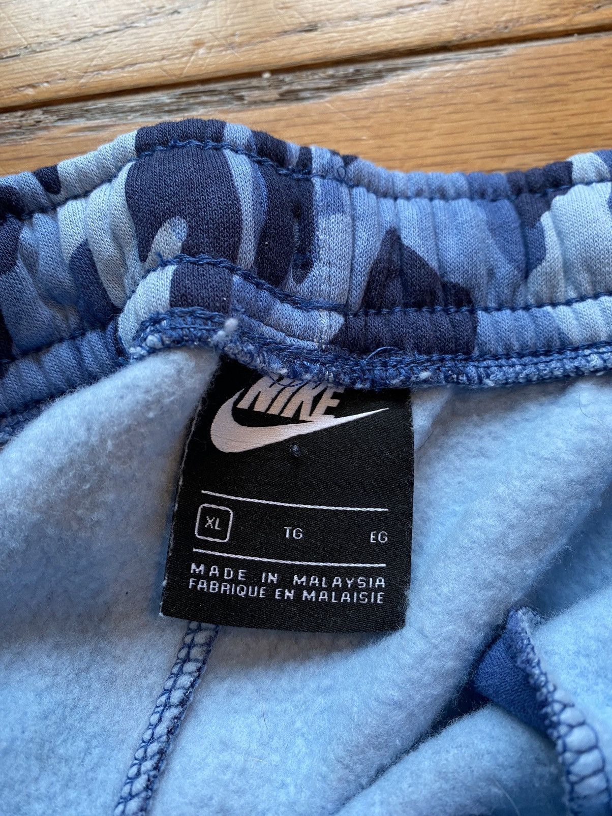 Nike Nike Blue Camo Sweatpants Size US 34 / EU 50 - 3 Preview