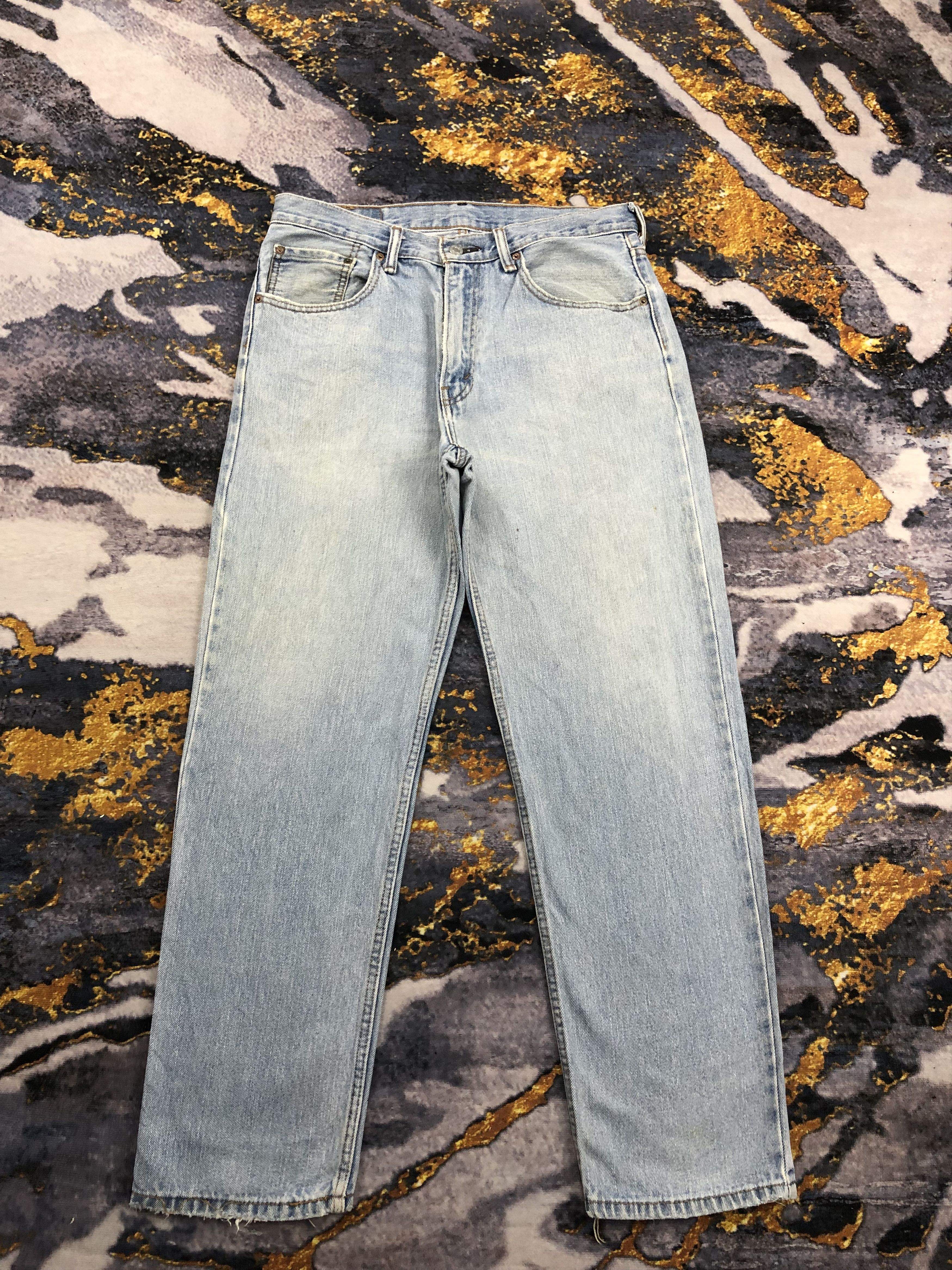 Levi's Vintage Levis 550 Blue Denim DPP0265 Size US 33 - 1 Thumbnail