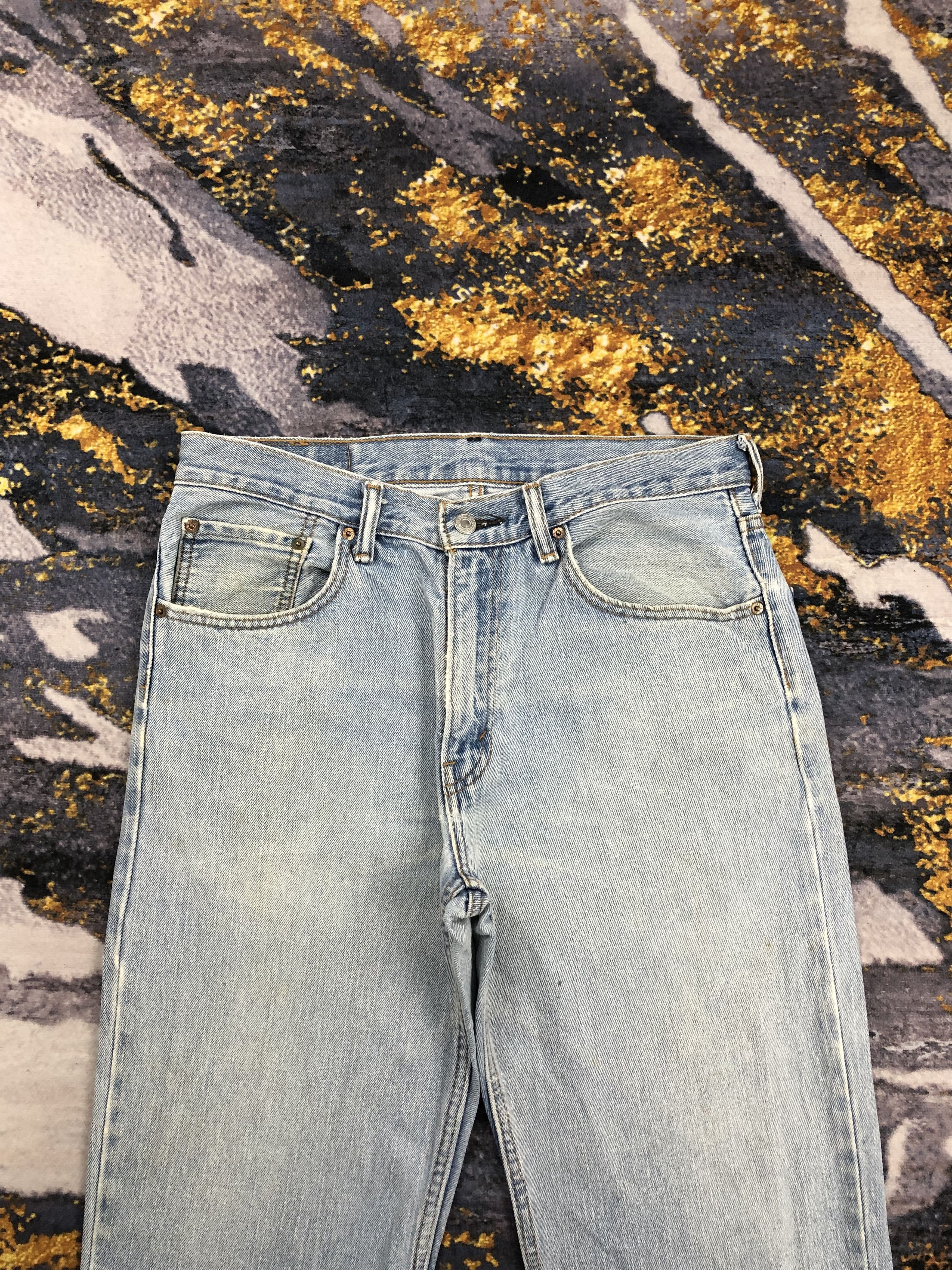 Levi's Vintage Levis 550 Blue Denim DPP0265 Size US 33 - 2 Thumbnail