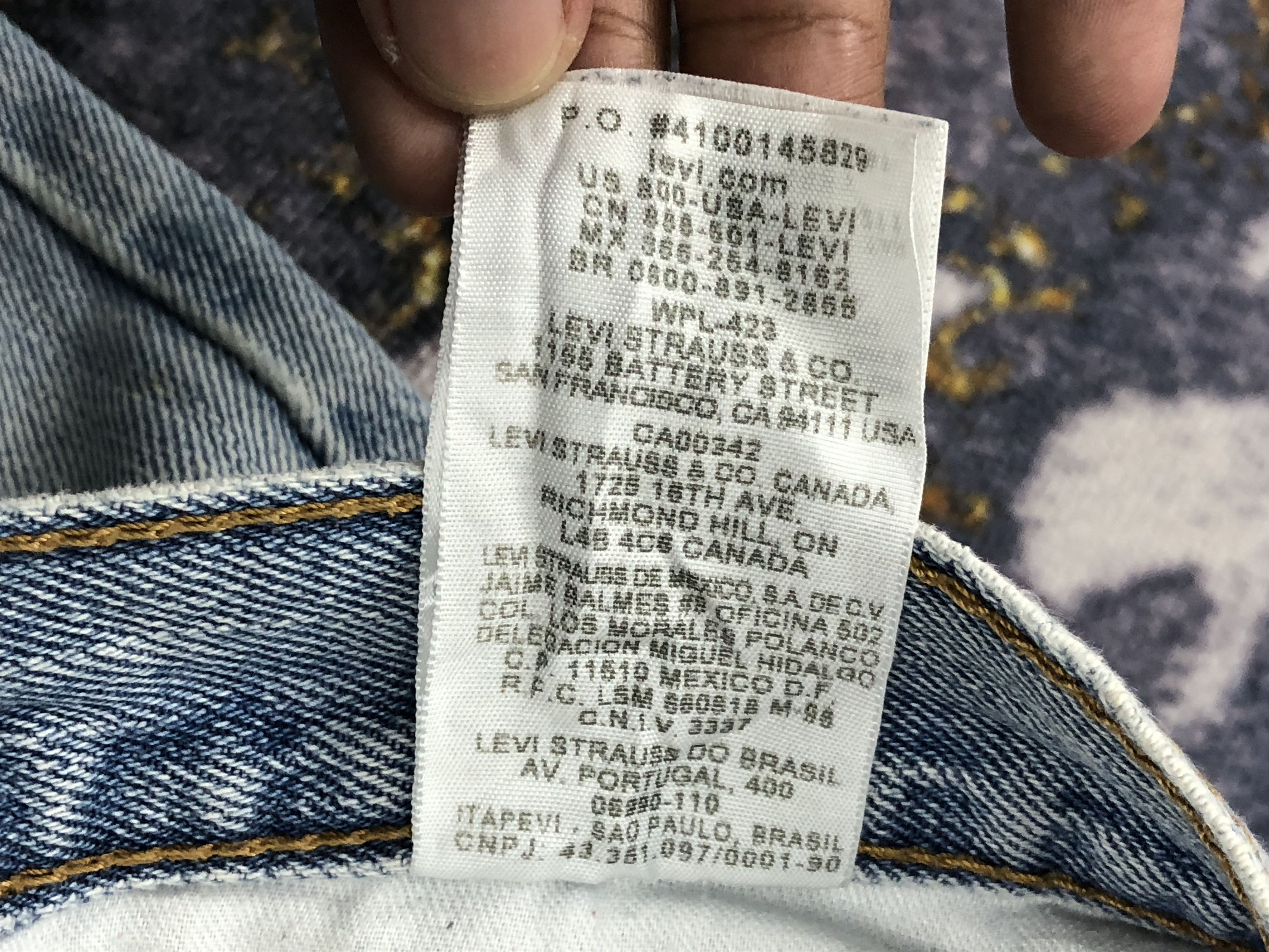 Levi's Vintage Levis 550 Blue Denim DPP0265 Size US 33 - 8 Thumbnail