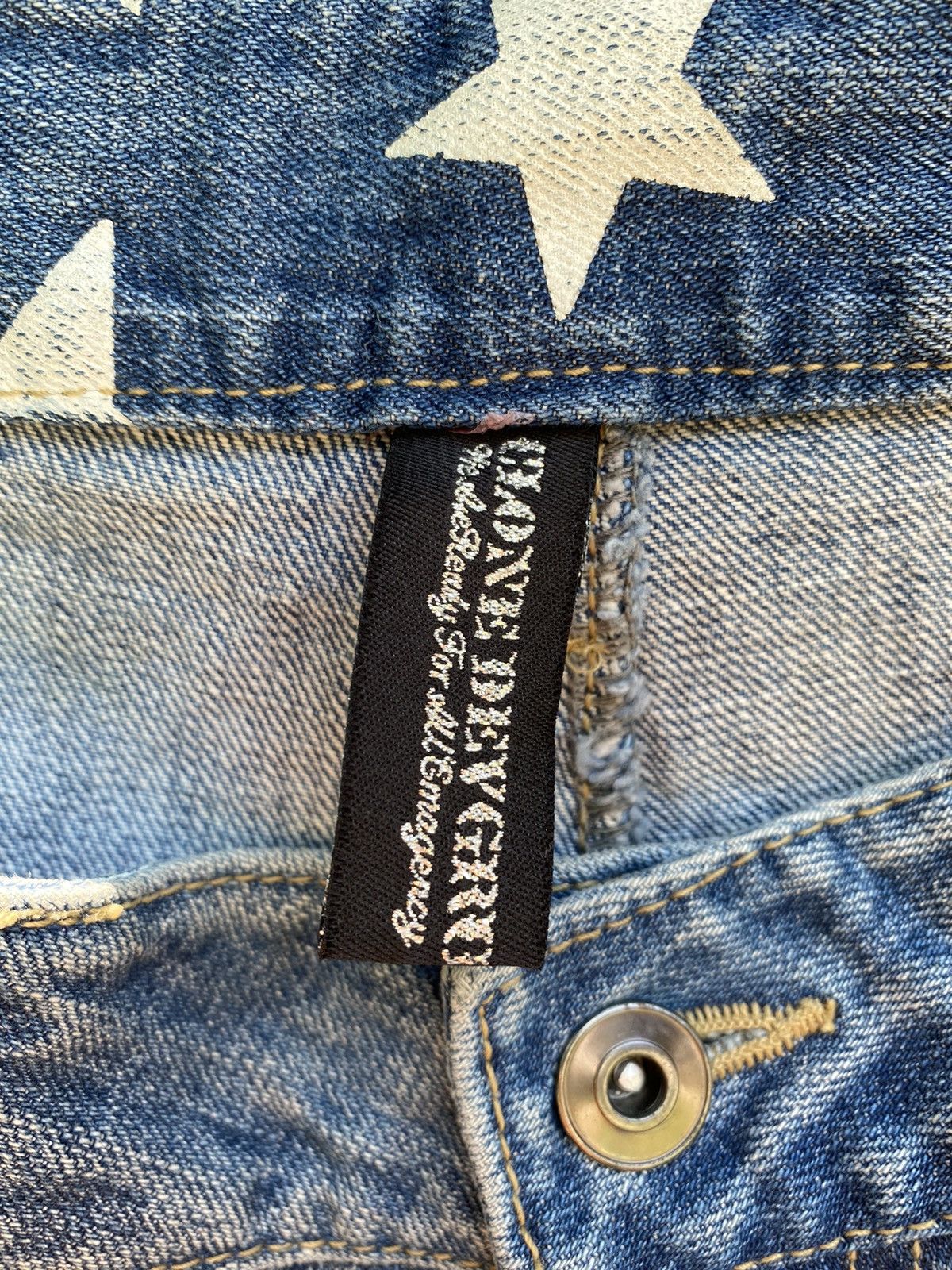Japanese Brand Clone Devgru Patchwork Kapital Style Denim Size US 33 - 4 Thumbnail