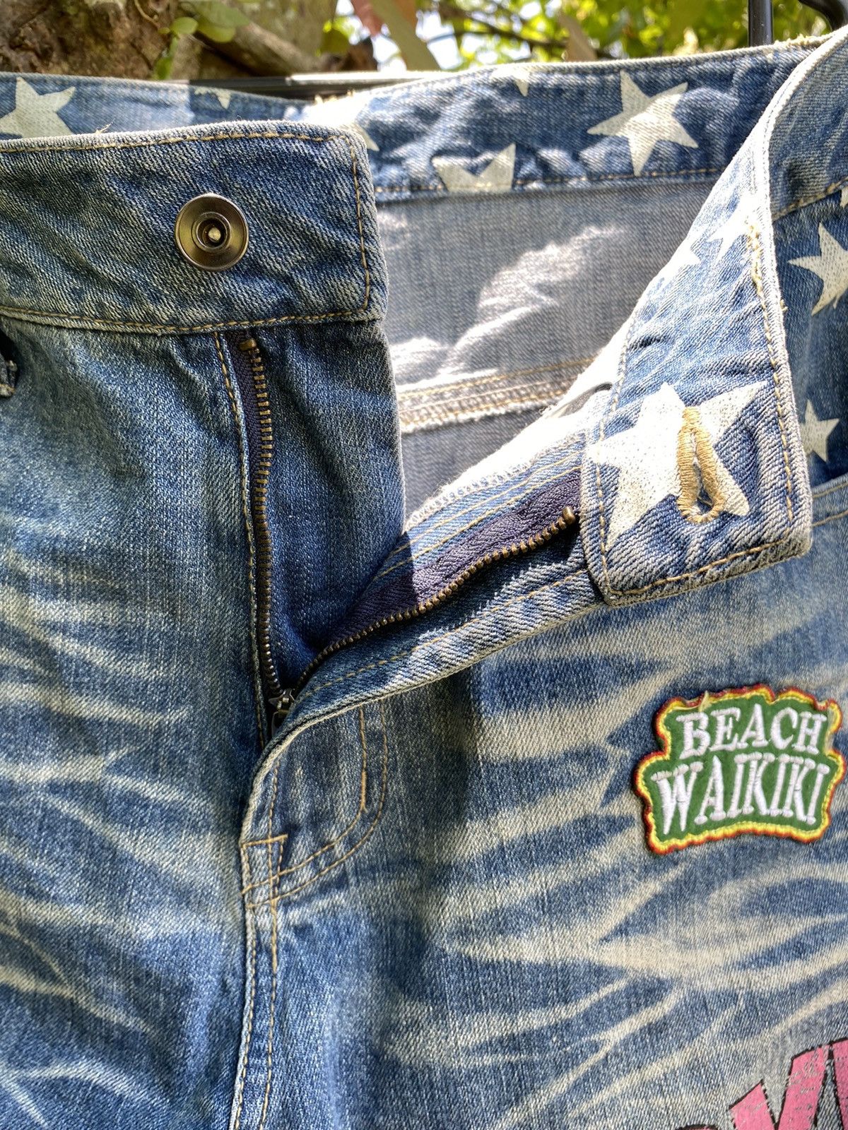 Japanese Brand Clone Devgru Patchwork Kapital Style Denim Size US 33 - 3 Thumbnail