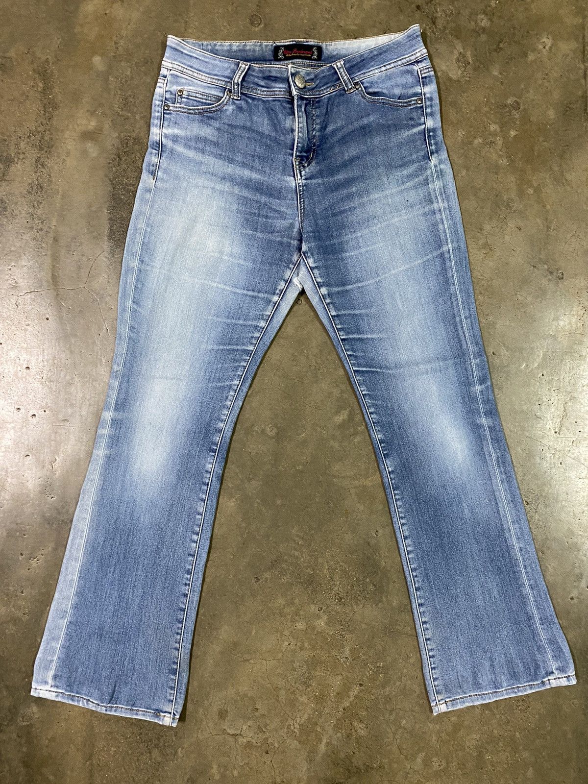 Japanese Brand Closshi Premium Distressed Denim Jeans Size US 32 / EU 48 - 1 Thumbnail