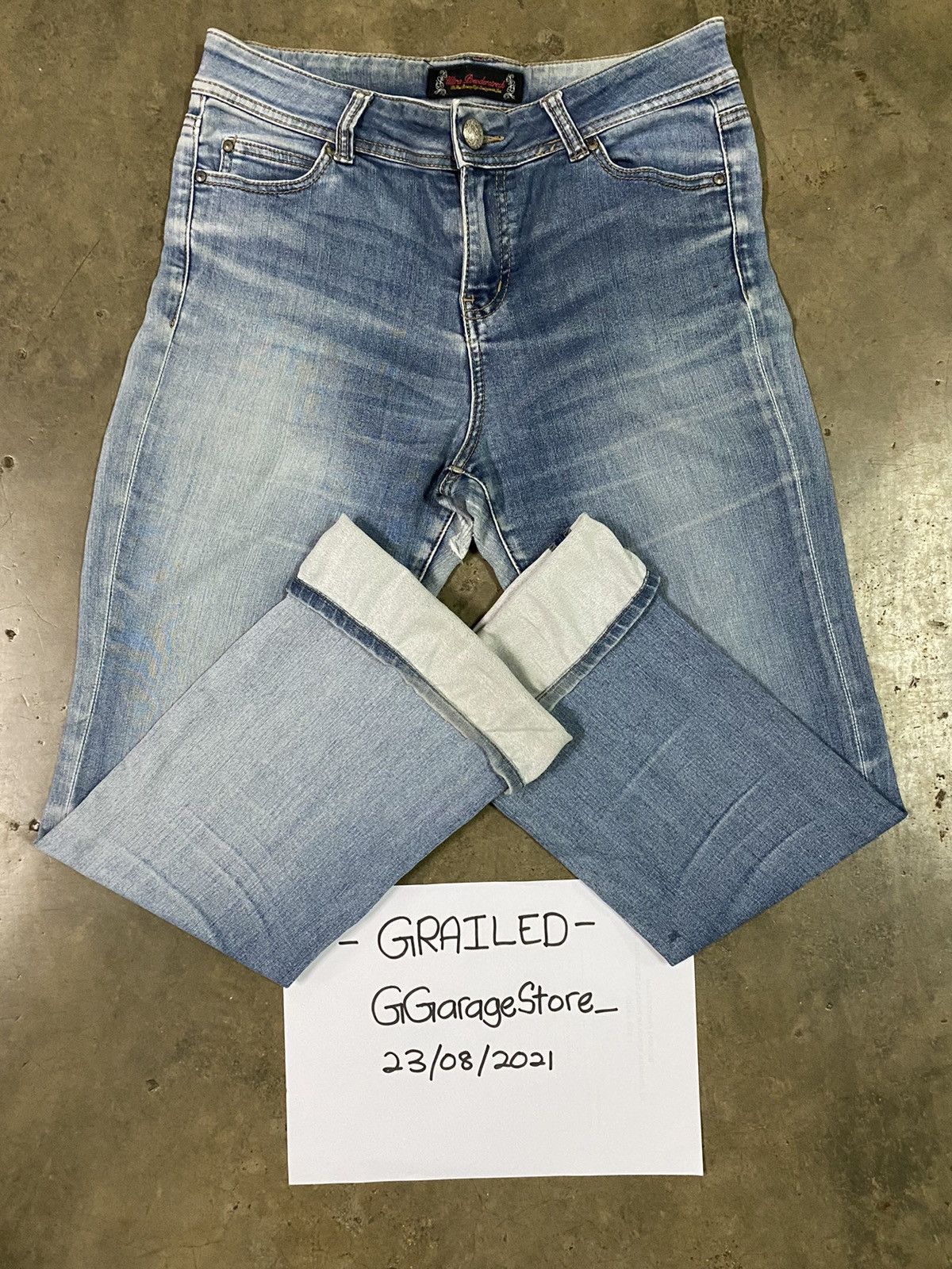 Japanese Brand Closshi Premium Distressed Denim Jeans Size US 32 / EU 48 - 17 Thumbnail