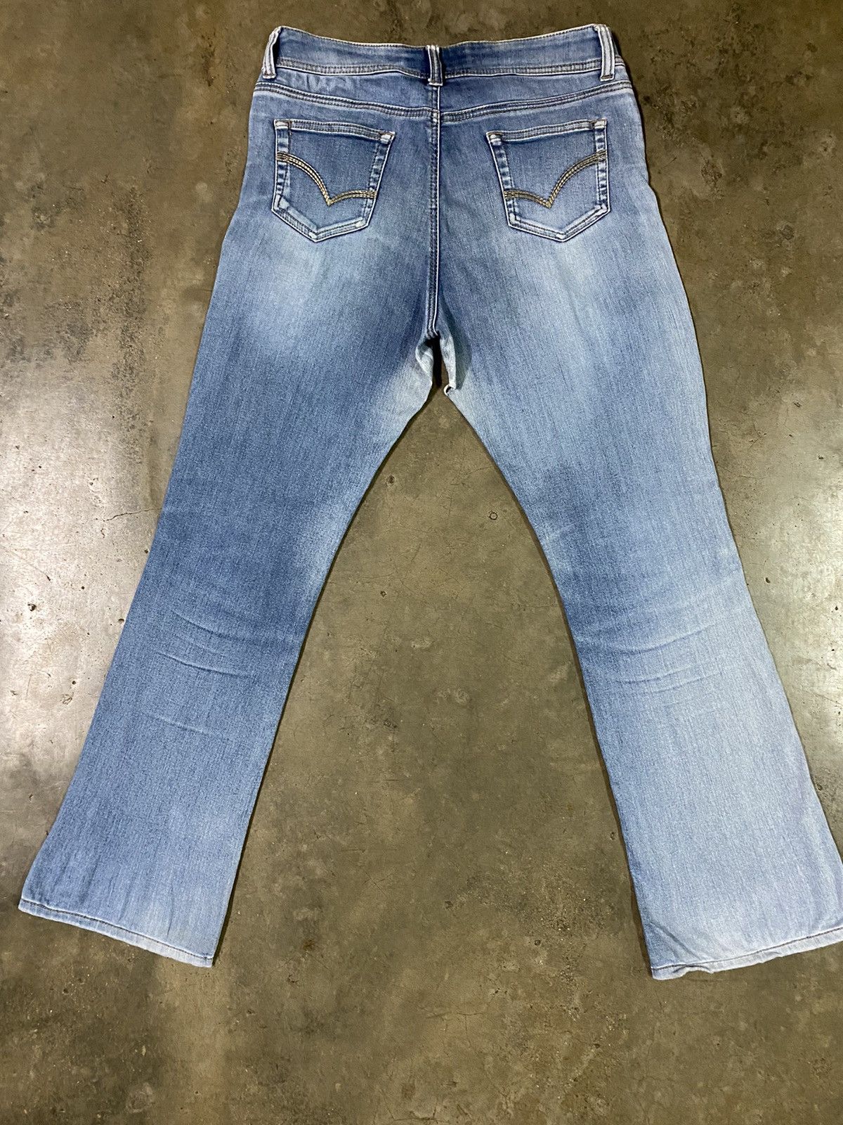 Japanese Brand Closshi Premium Distressed Denim Jeans Size US 32 / EU 48 - 6 Thumbnail