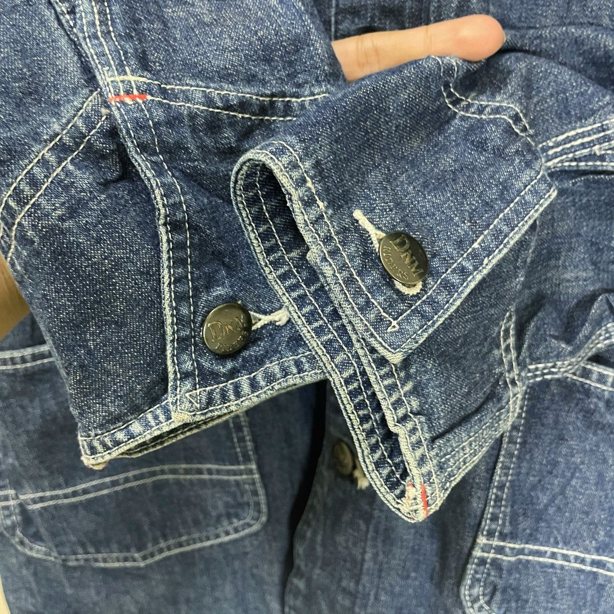 Blue Blue Japan 💥 DENIM DUNGAREE SANFORIZED CHORE WORKER JACKET Size US S / EU 44-46 / 1 - 9 Thumbnail