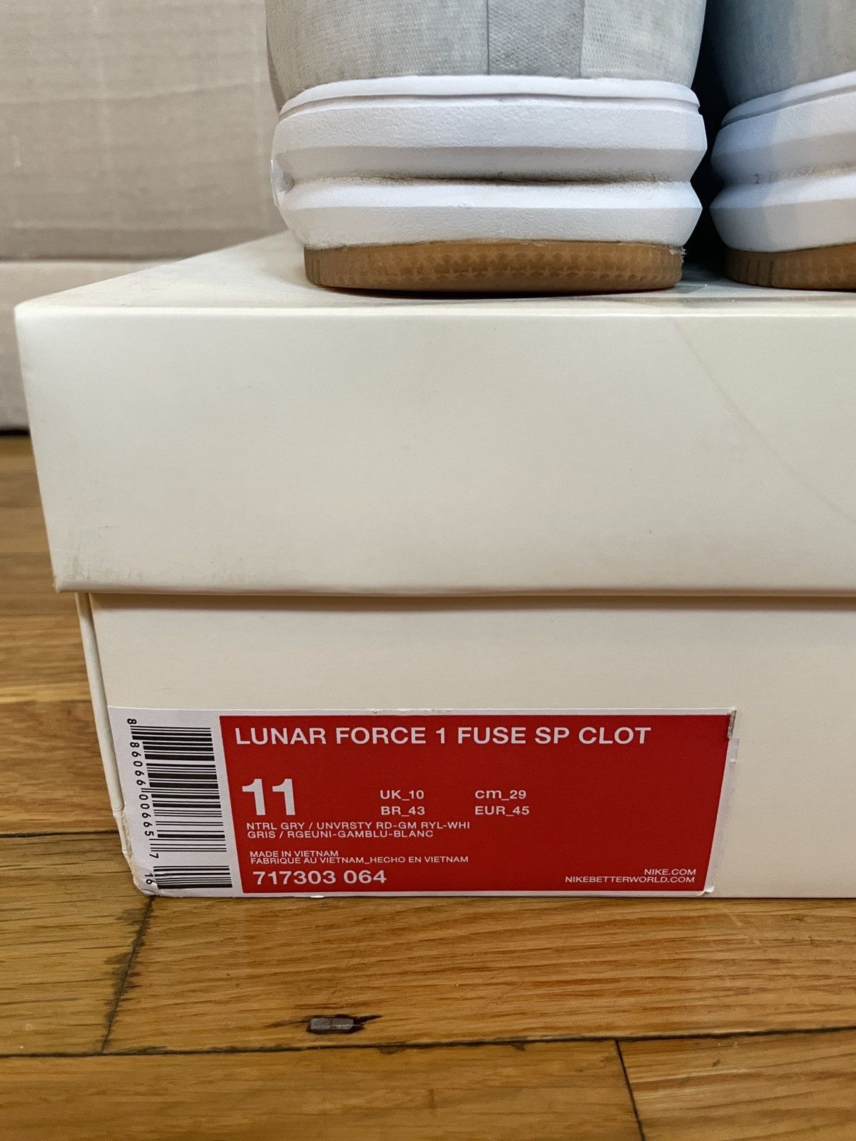 CLOT × Nike Clot Lunar Force 1 Fuse SP Size US 11 / EU 44 - 9 Thumbnail