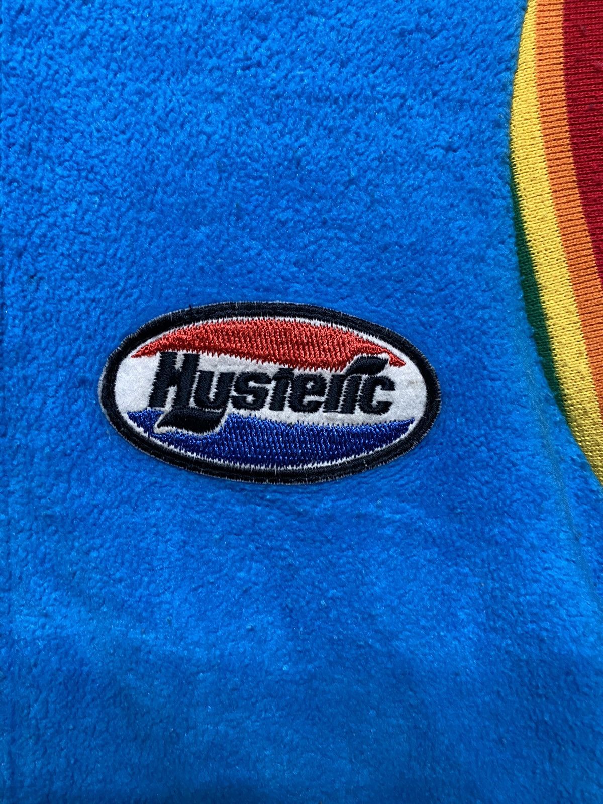 Hysteric Glamour Vintage Hysteric Glamour Rainbow Rib Cuff Zip Hoodie Size US S / EU 44-46 / 1 - 3 Thumbnail