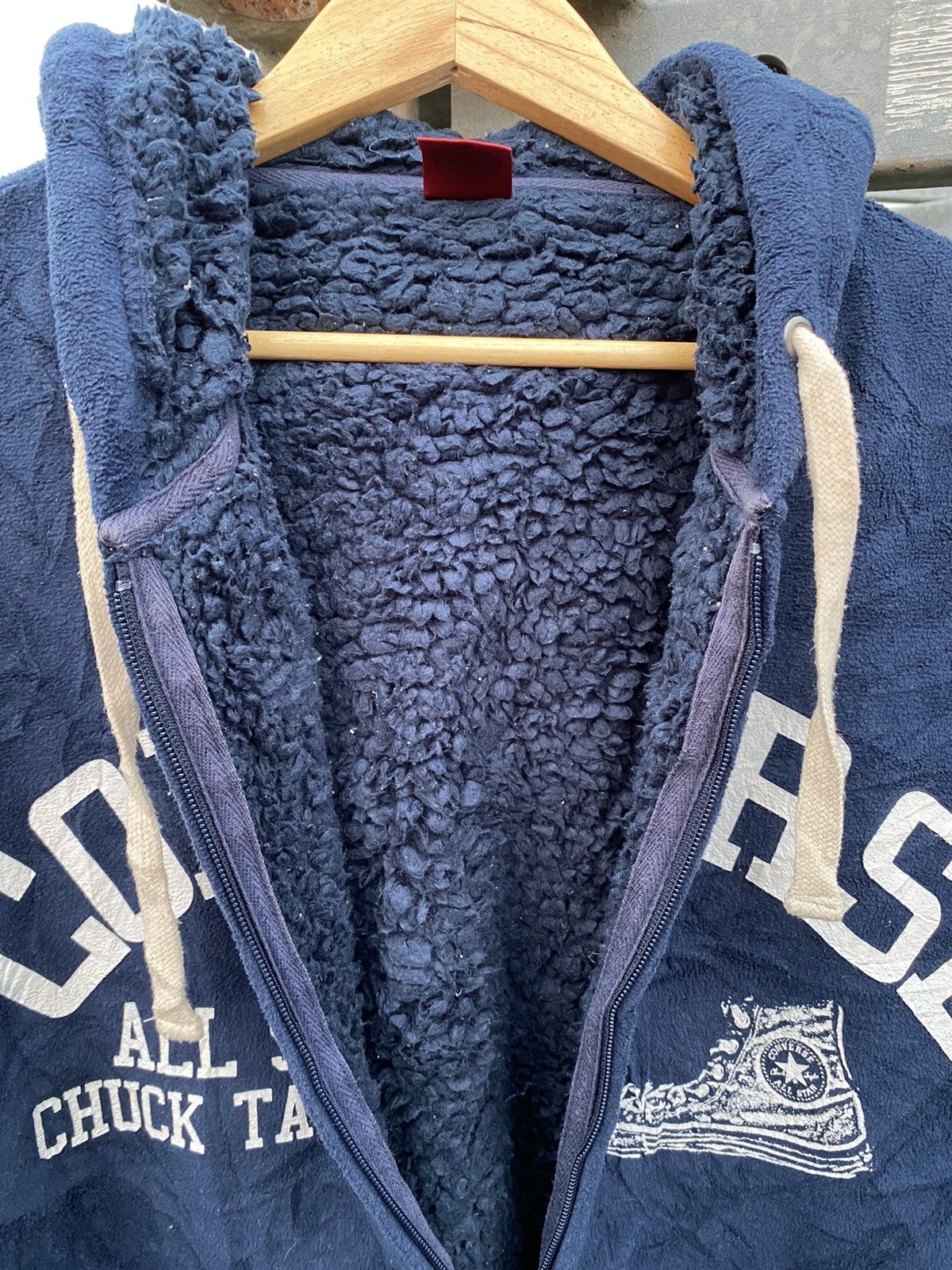 Converse Vintage Converse All Star Chuck Taylor Zip Up Hoodie Size US XXL / EU 58 / 5 - 6 Thumbnail