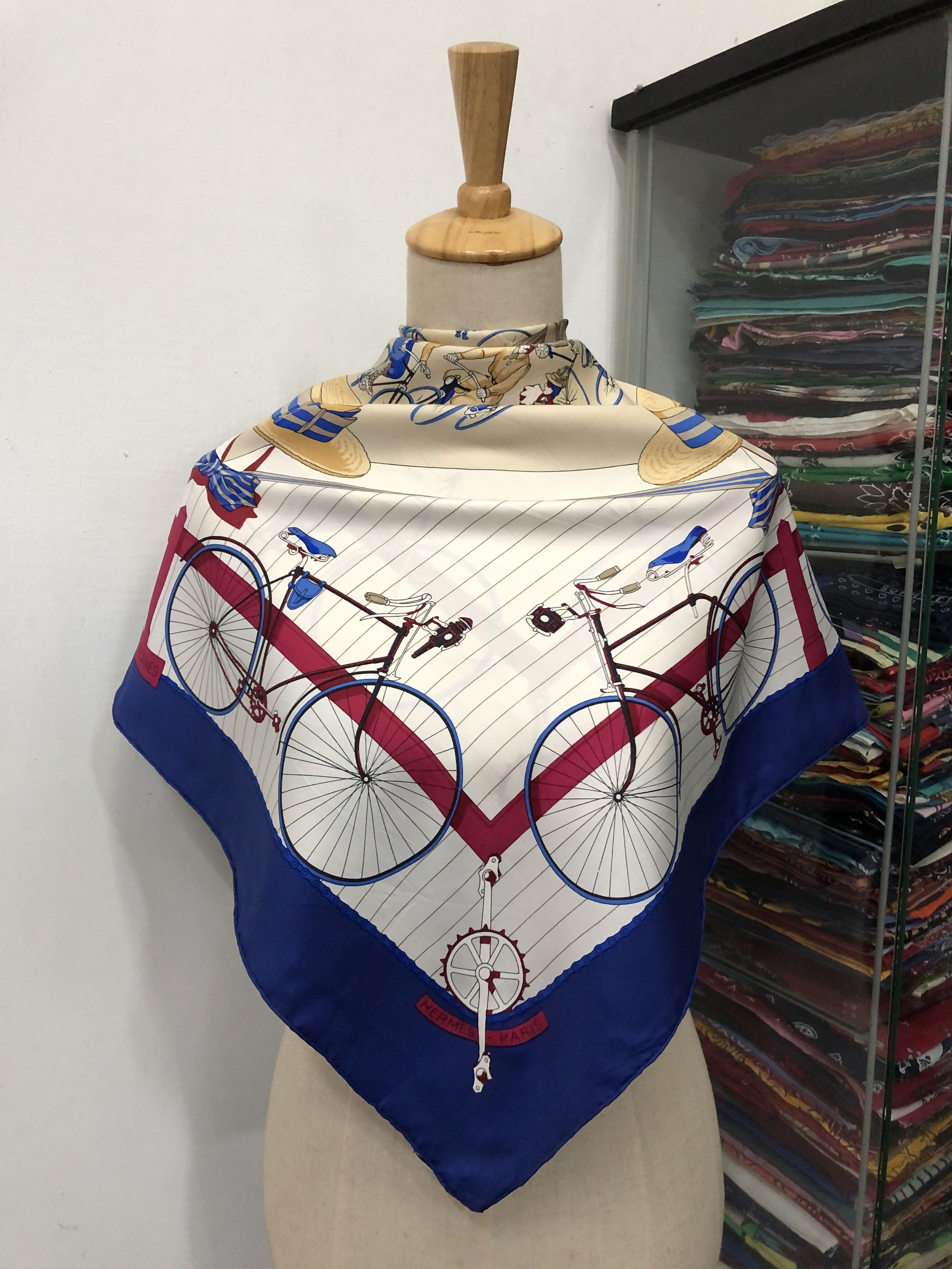 Vintage Hermes Paris Silk Scarf