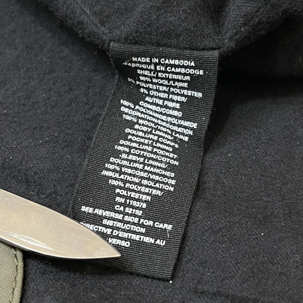 Helmut Lang helmut lang wool/nylon cargo military oversized bomber coat Size US S / EU 44-46 / 1 - 8 Thumbnail