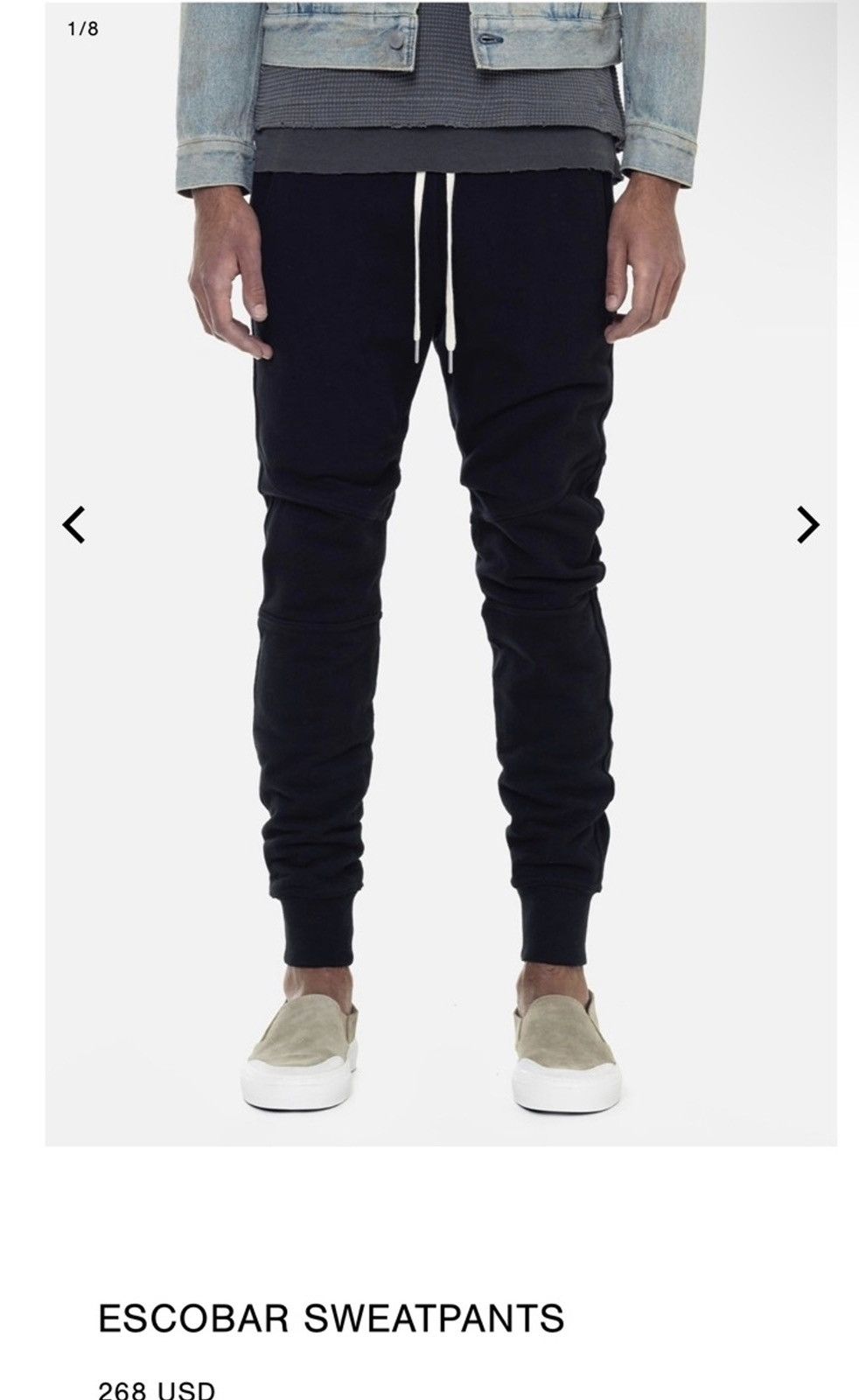John Elliott John Elliot Black Escobar Sweatpants 3 Size US 31 - 1 Thumbnail