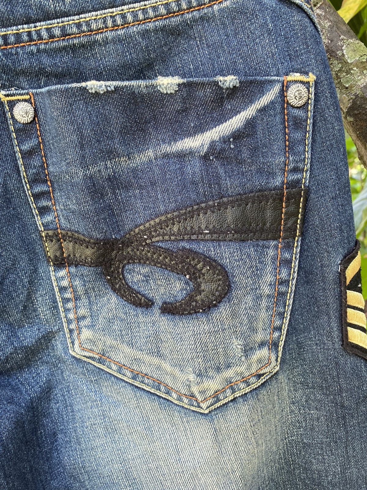 Japanese Brand Japanese Jeans Red Pepper & Denim Patchwork Military US Army Size US 32 / EU 48 - 8 Thumbnail