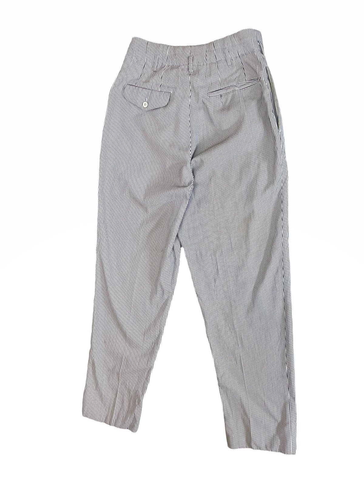 Comme des Garcons × Comme des Garcons Homme × Comme des Garcons Homme Plus 💥 AD1989 ICONIC CDGH PLUS COTTON BALLOON BAGGY STRIPE PANT Size US 30 / EU 46 - 10 Thumbnail