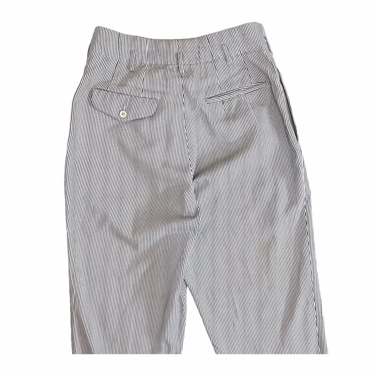 Comme des Garcons × Comme des Garcons Homme × Comme des Garcons Homme Plus 💥 AD1989 ICONIC CDGH PLUS COTTON BALLOON BAGGY STRIPE PANT Size US 30 / EU 46 - 11 Thumbnail