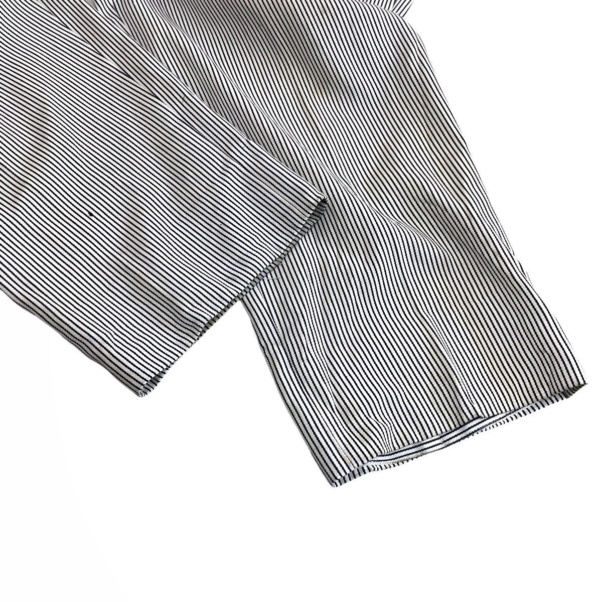 Comme des Garcons × Comme des Garcons Homme × Comme des Garcons Homme Plus 💥 AD1989 ICONIC CDGH PLUS COTTON BALLOON BAGGY STRIPE PANT Size US 30 / EU 46 - 6 Thumbnail