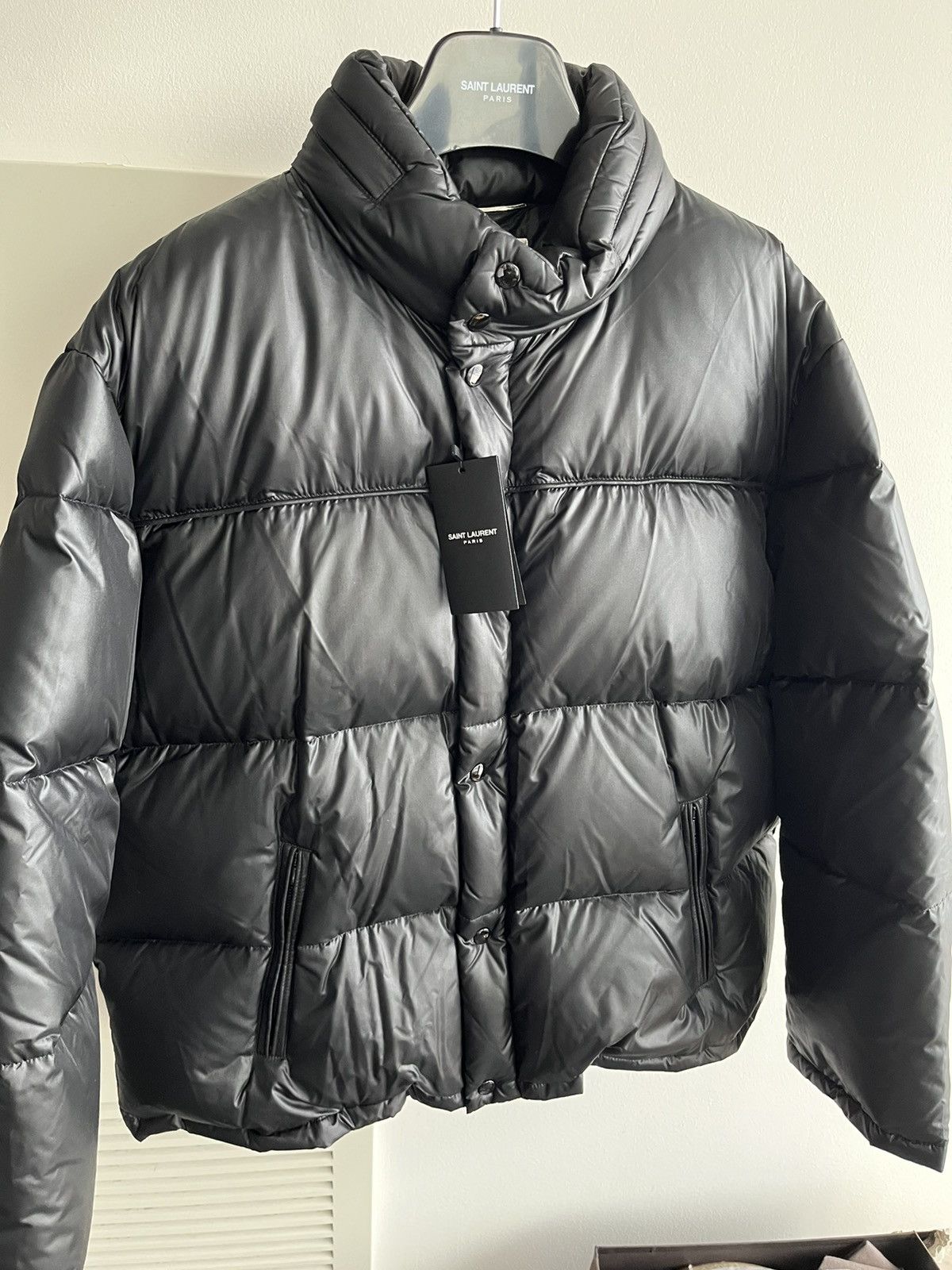 Hedi Slimane × Saint Laurent Paris × Yves Saint Laurent Runway $2,650 Brand New 90% Goose Down Saint Laurent Coat Size US L / EU 52-54 / 3 - 22 Thumbnail