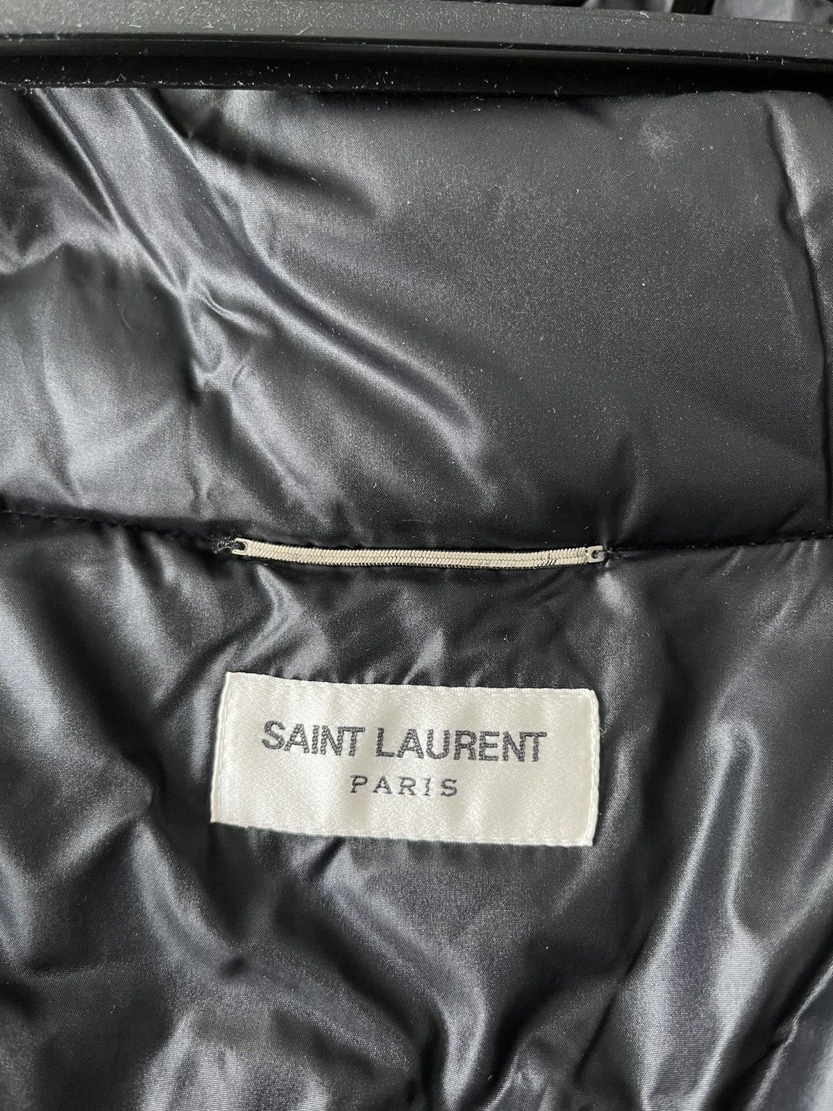 Hedi Slimane × Saint Laurent Paris × Yves Saint Laurent Runway $2,650 Brand New 90% Goose Down Saint Laurent Coat Size US L / EU 52-54 / 3 - 7 Thumbnail