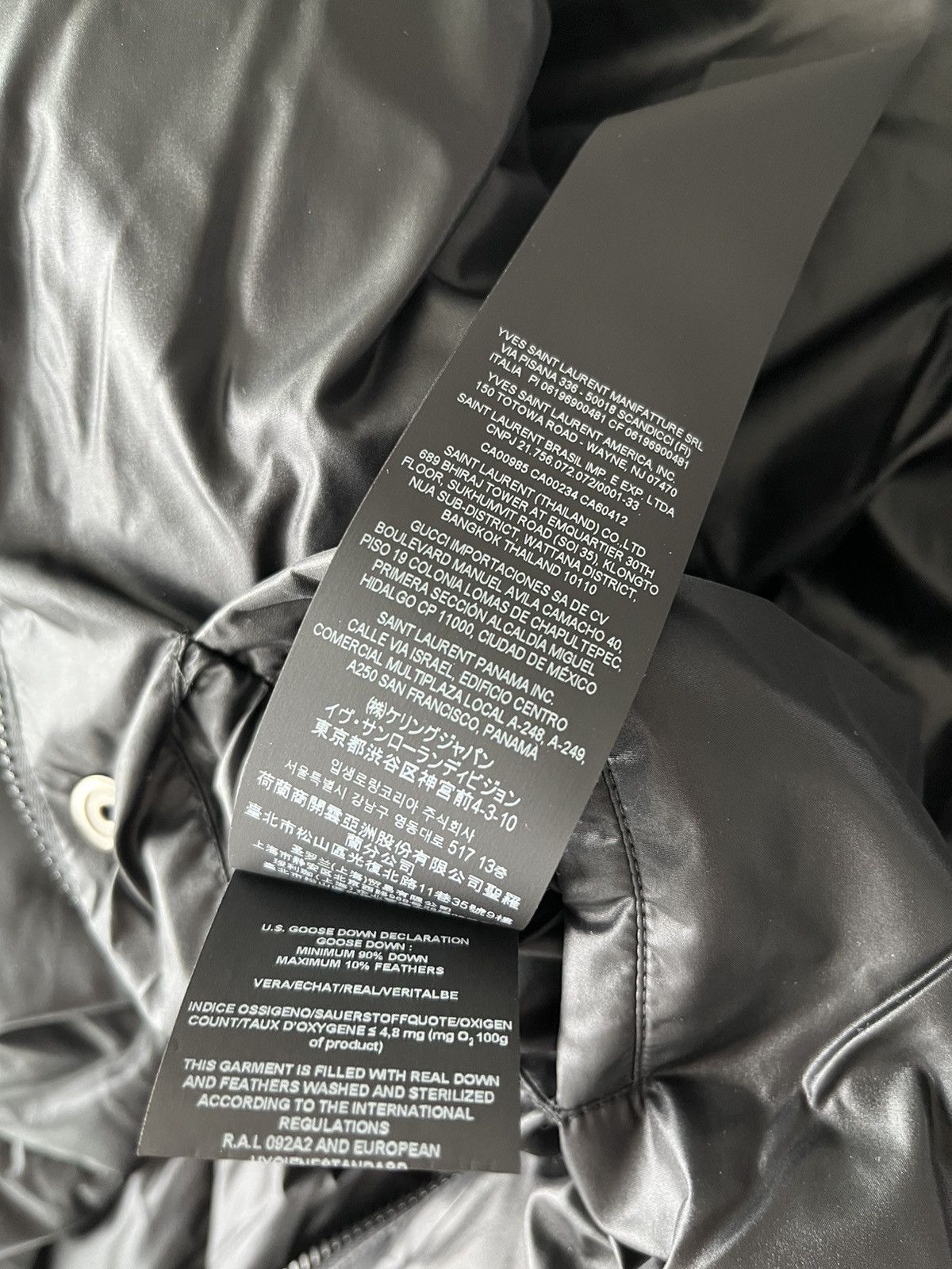 Hedi Slimane × Saint Laurent Paris × Yves Saint Laurent Runway $2,650 Brand New 90% Goose Down Saint Laurent Coat Size US L / EU 52-54 / 3 - 11 Thumbnail