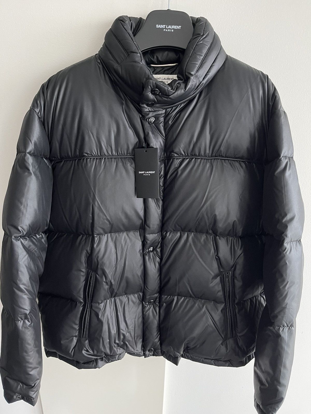 Hedi Slimane × Saint Laurent Paris × Yves Saint Laurent Runway $2,650 Brand New 90% Goose Down Saint Laurent Coat Size US L / EU 52-54 / 3 - 6 Thumbnail