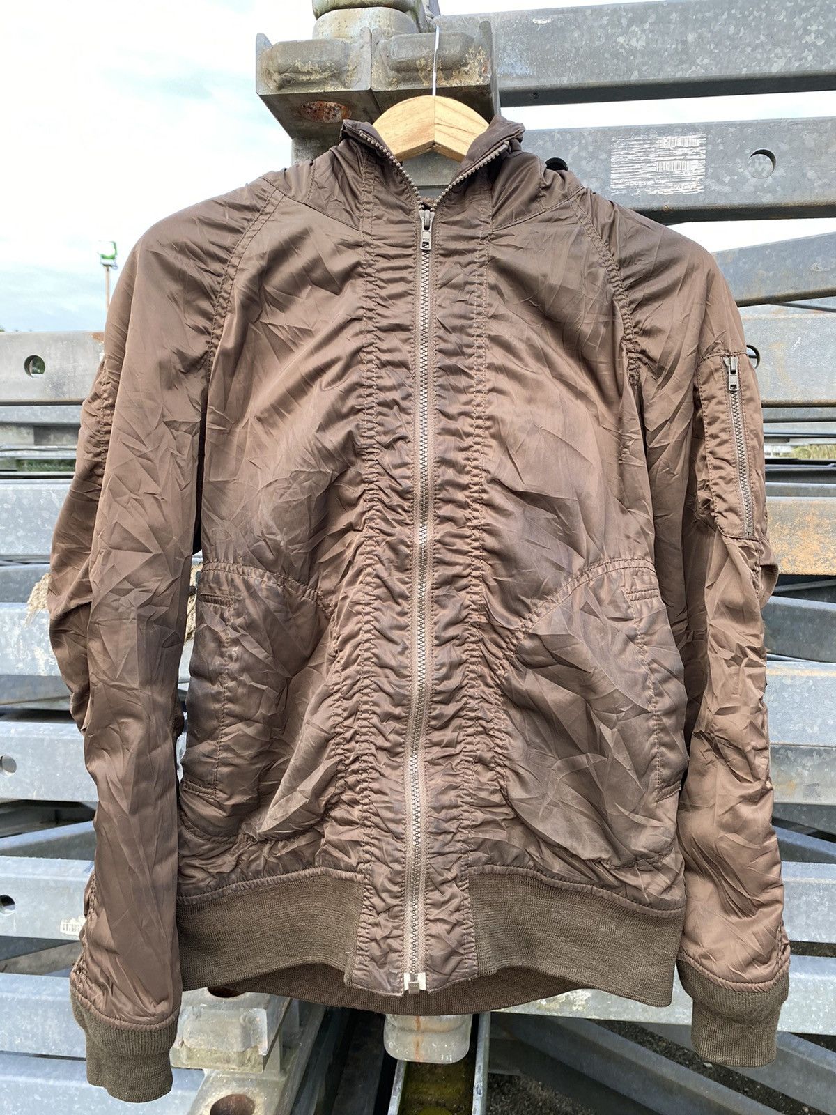 Uniqlo Uniqlo Brown Military Style Light Jacket Size US L / EU 52-54 / 3 - 1 Thumbnail