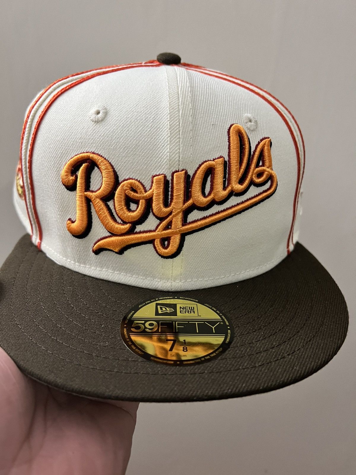 MyFitteds Kansas City Royals 'Engoku Kyojuro' Script New Era 59FIFTY Hat