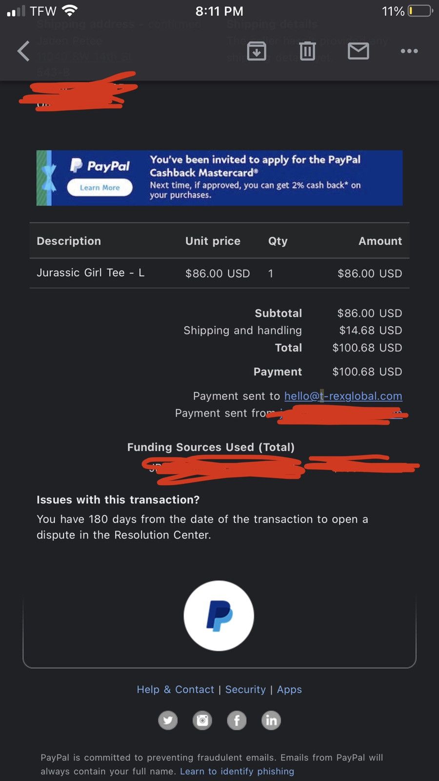 T-Rex Global Jurassic Girl Tee