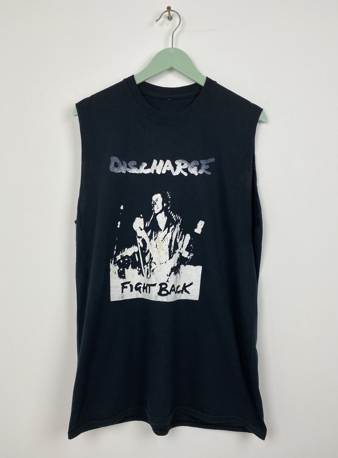 Band Tees Vintage Discharge Fight Back Tank top Shirt Circle Kennedys Size US M / EU 48-50 / 2 - 1 Thumbnail