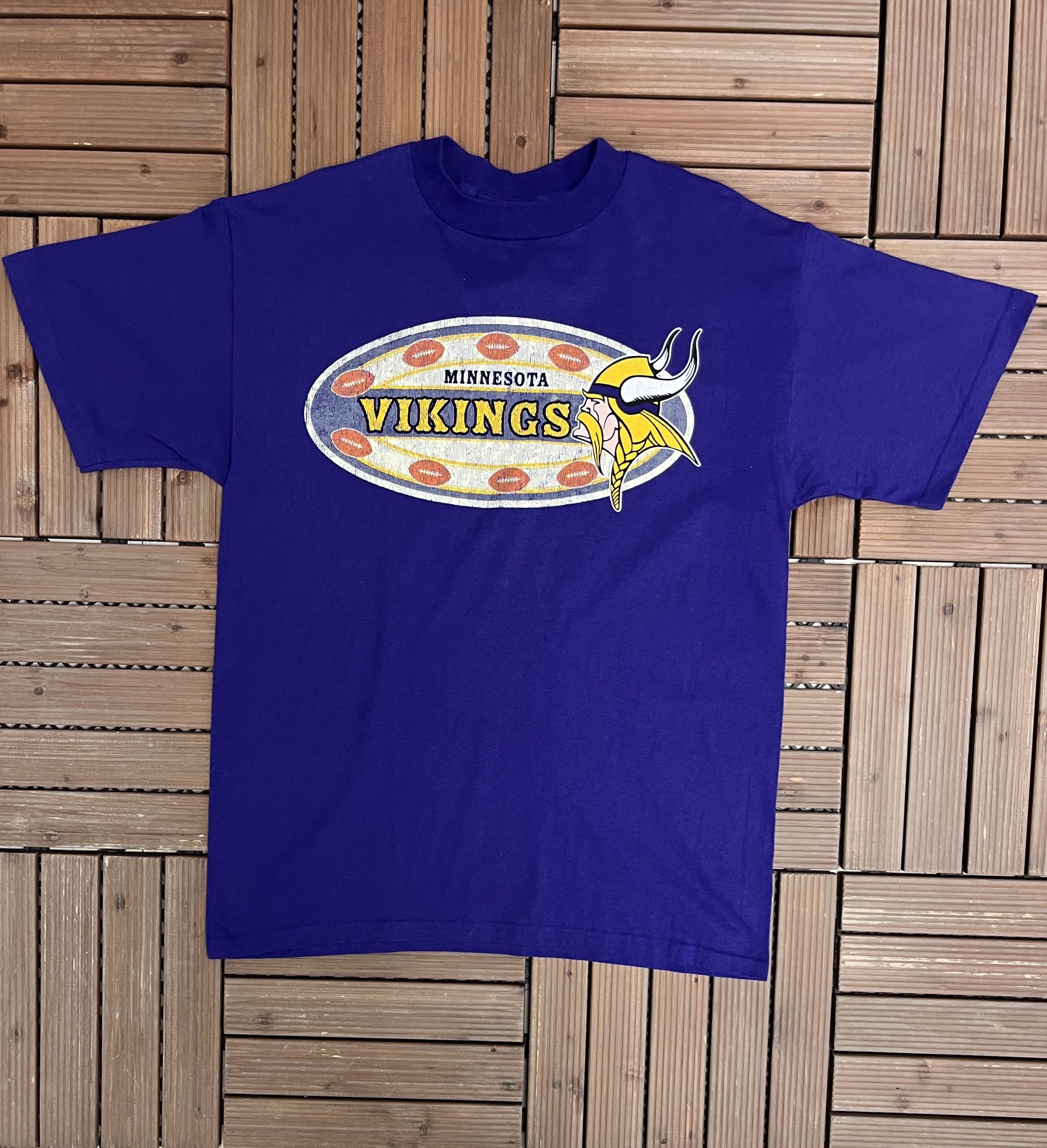 Vintage Minnesota Vikings Deadstock Vintage T-Shirt Size US L / EU 52-54 / 3 - 1 Thumbnail