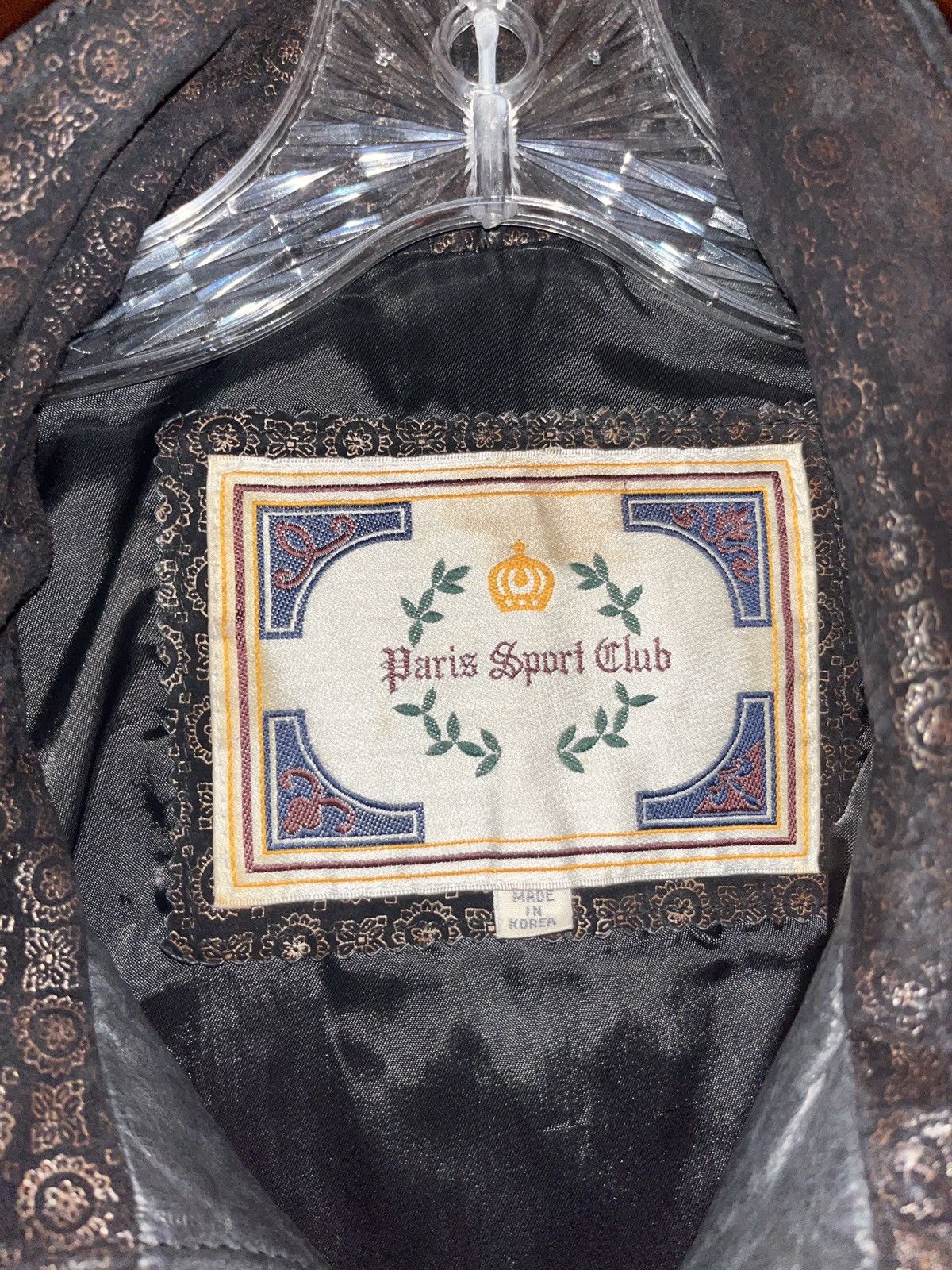 Paris Sport Club Leather shops Jacket