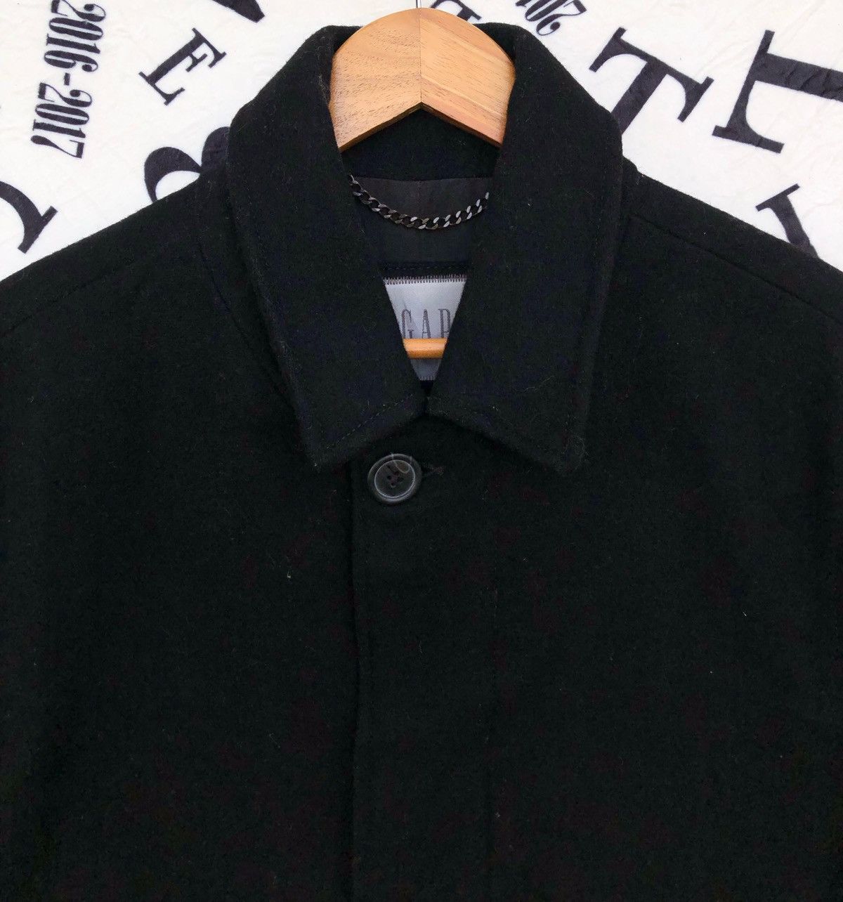 Gap × Japanese Brand 🔥Vintage GAP Wool Overcoat Button Jacket Size US L / EU 52-54 / 3 - 8 Thumbnail