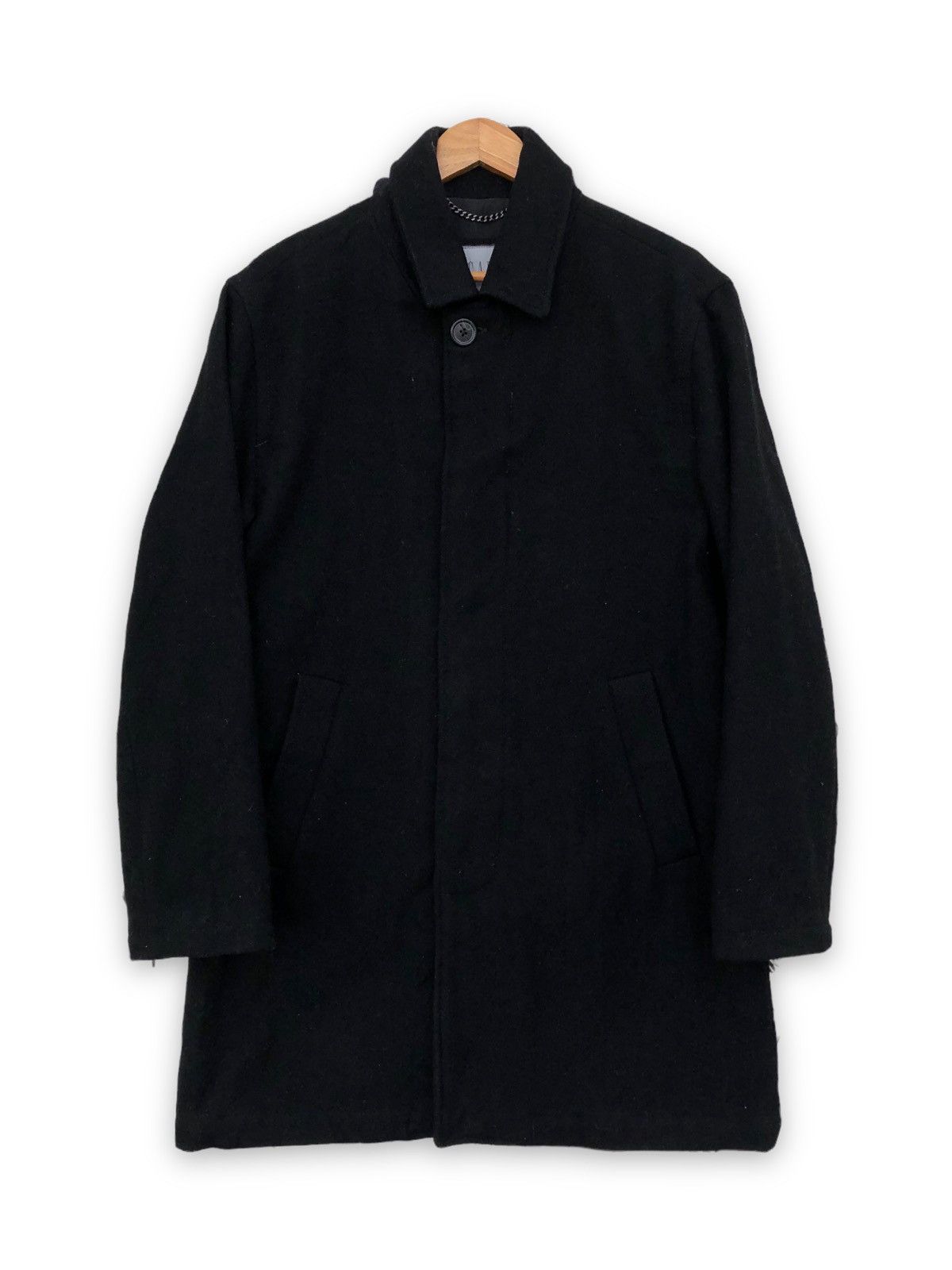 Gap × Japanese Brand 🔥Vintage GAP Wool Overcoat Button Jacket Size US L / EU 52-54 / 3 - 4 Thumbnail