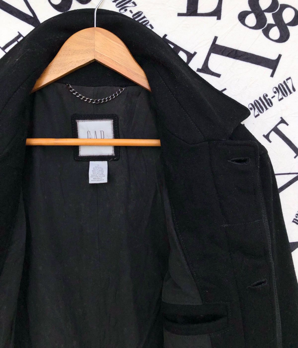 Gap × Japanese Brand 🔥Vintage GAP Wool Overcoat Button Jacket Size US L / EU 52-54 / 3 - 13 Thumbnail