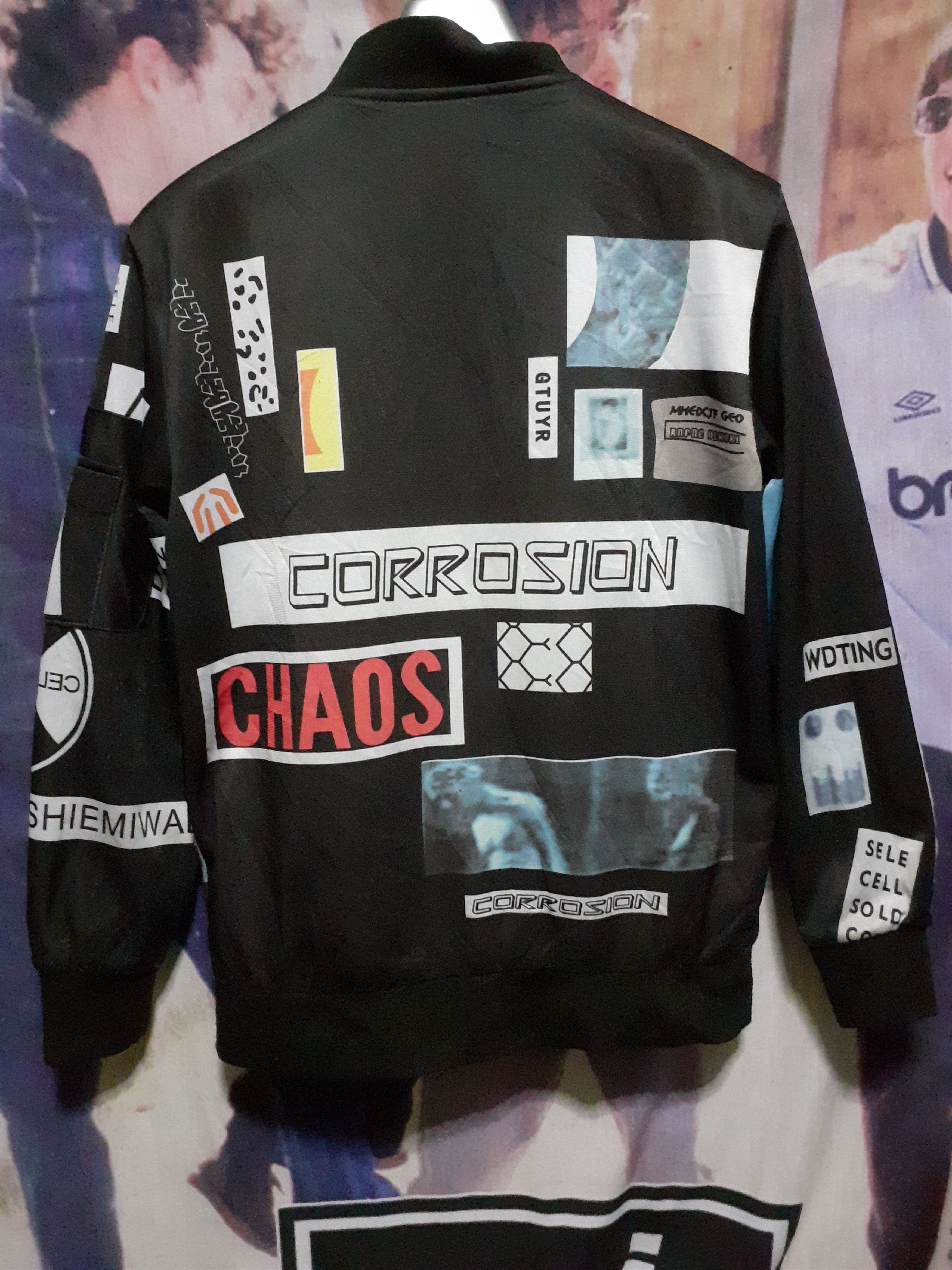 Other Lidaren Overprint Street Fashion Punk Music Bomber jacket Size US M / EU 48-50 / 2 - 2 Thumbnail
