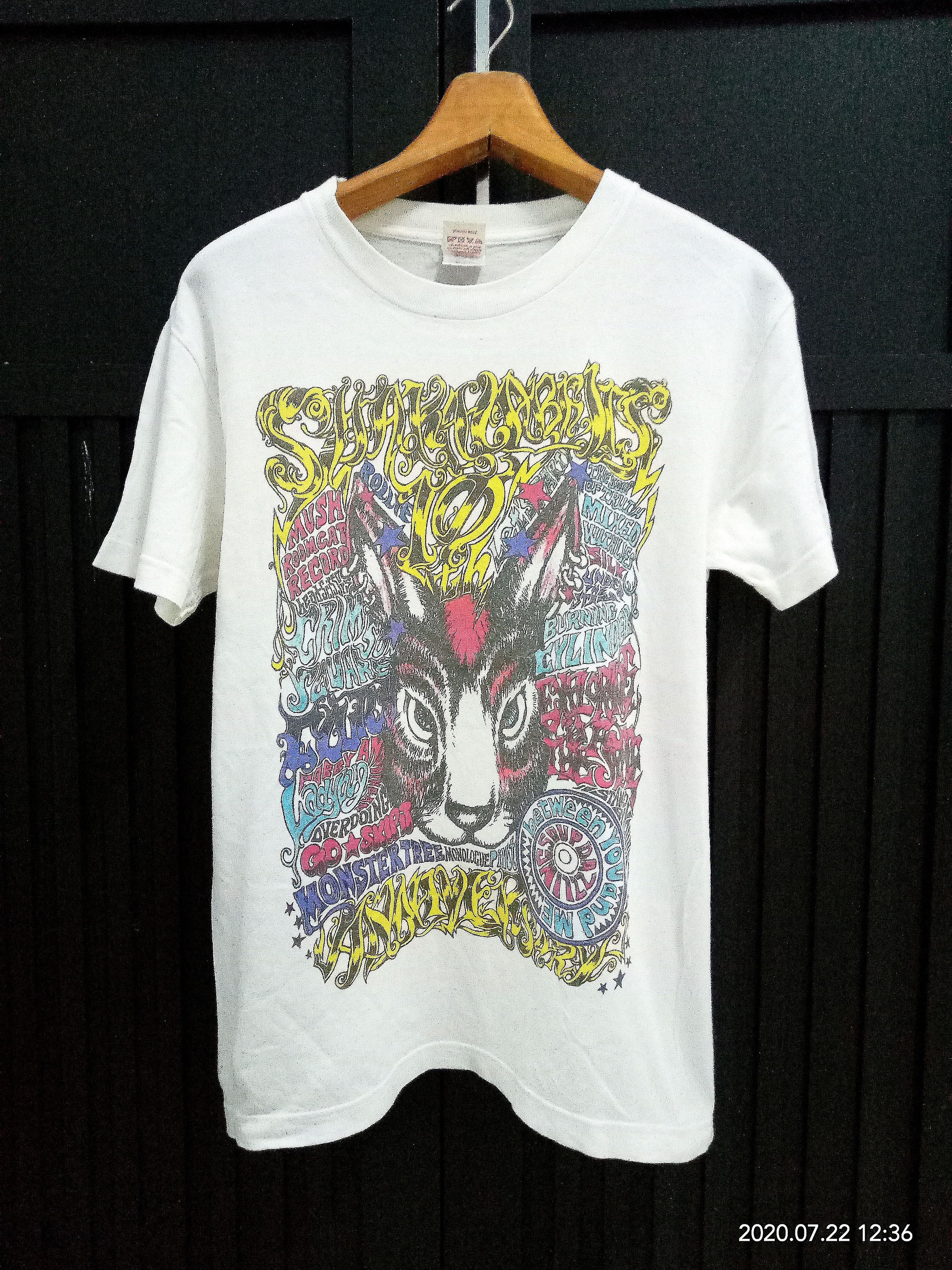 Band Tees Vintage Shakalabbits Japanese band x RNA inc Size US M / EU 48-50 / 2 - 1 Thumbnail